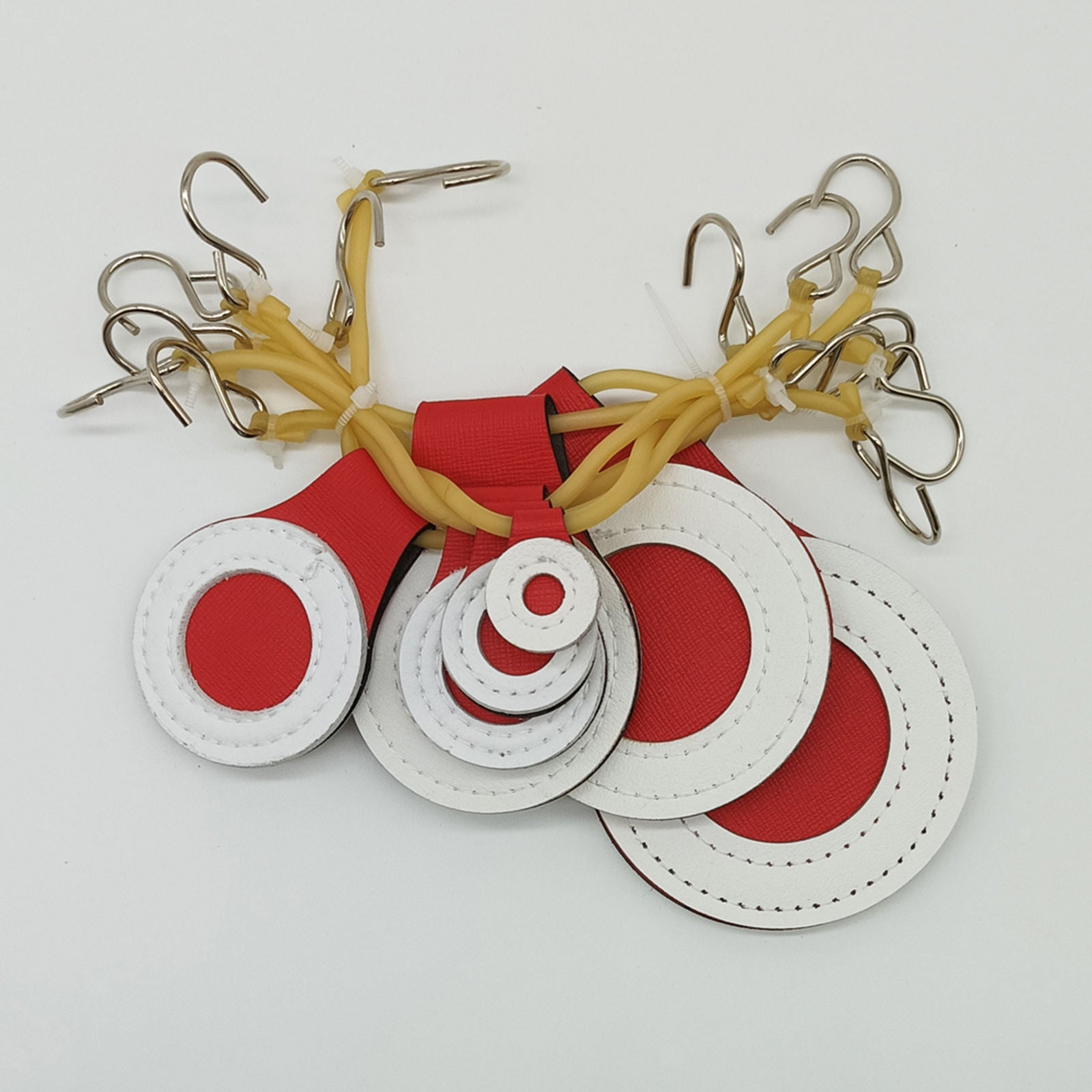 7pcs Slingshot Target 2/3/4/5/6/7/8cm Spinner Aim Aids Swinging Shooting