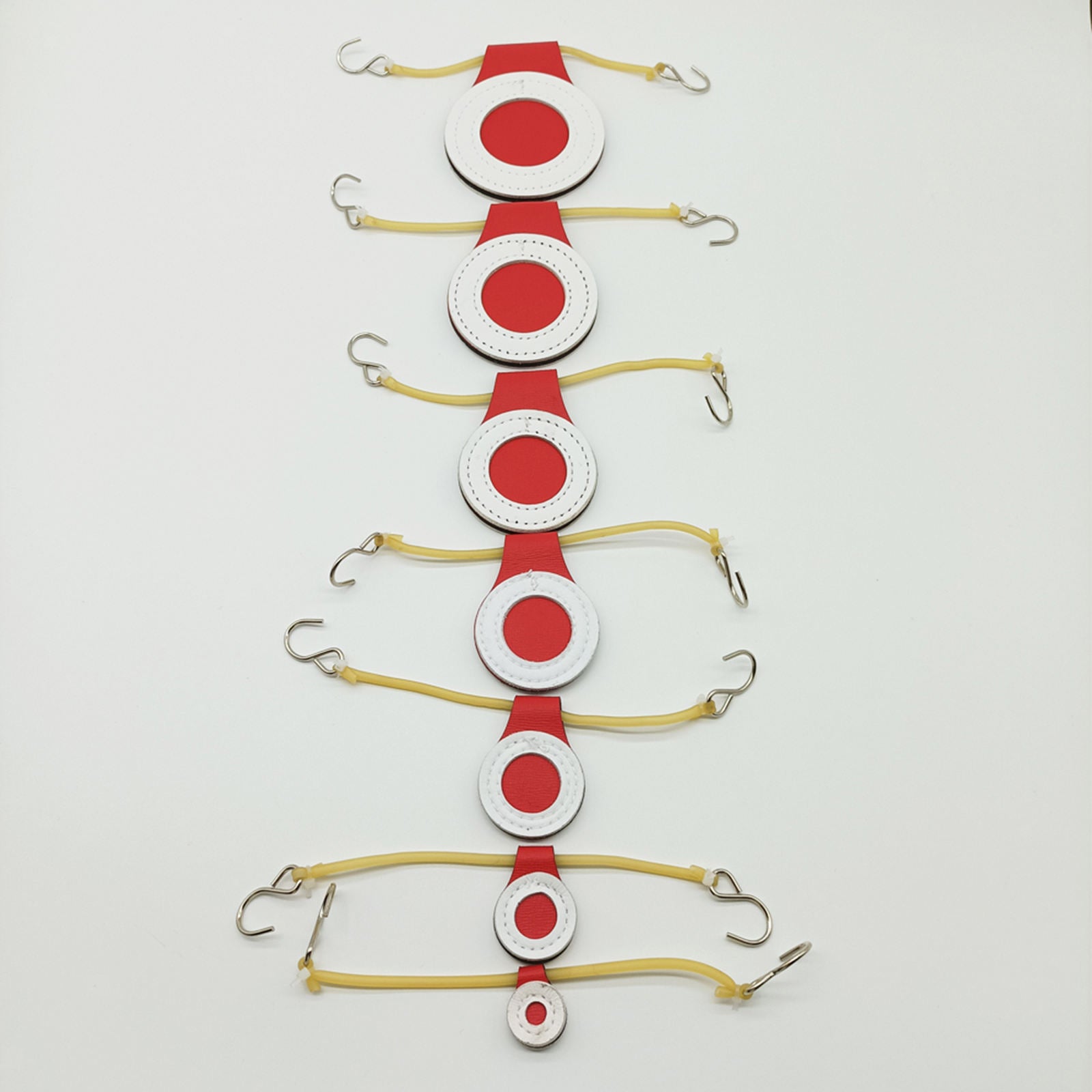 7pcs Slingshot Target 2/3/4/5/6/7/8cm Spinner Aim Aids Swinging Shooting