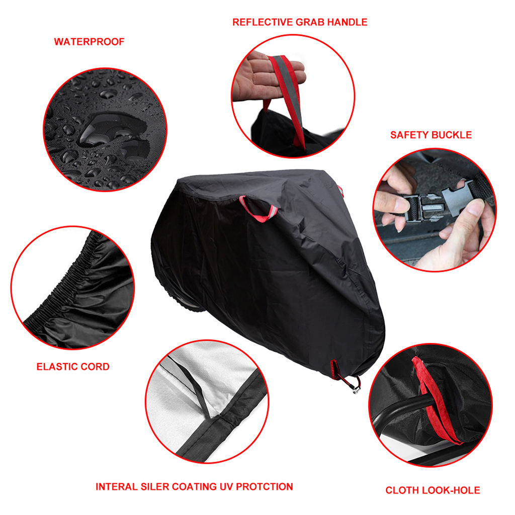 Waterproof Outdoor Heavy Duty Anti UV Rain Dust Bicycle Mountain Bike Cover
