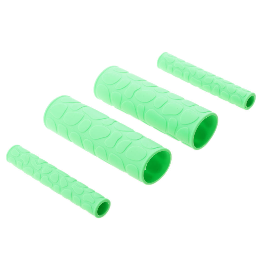 Universal Motorcycle Handlebar Handle Grips with Brake Sleeve Green