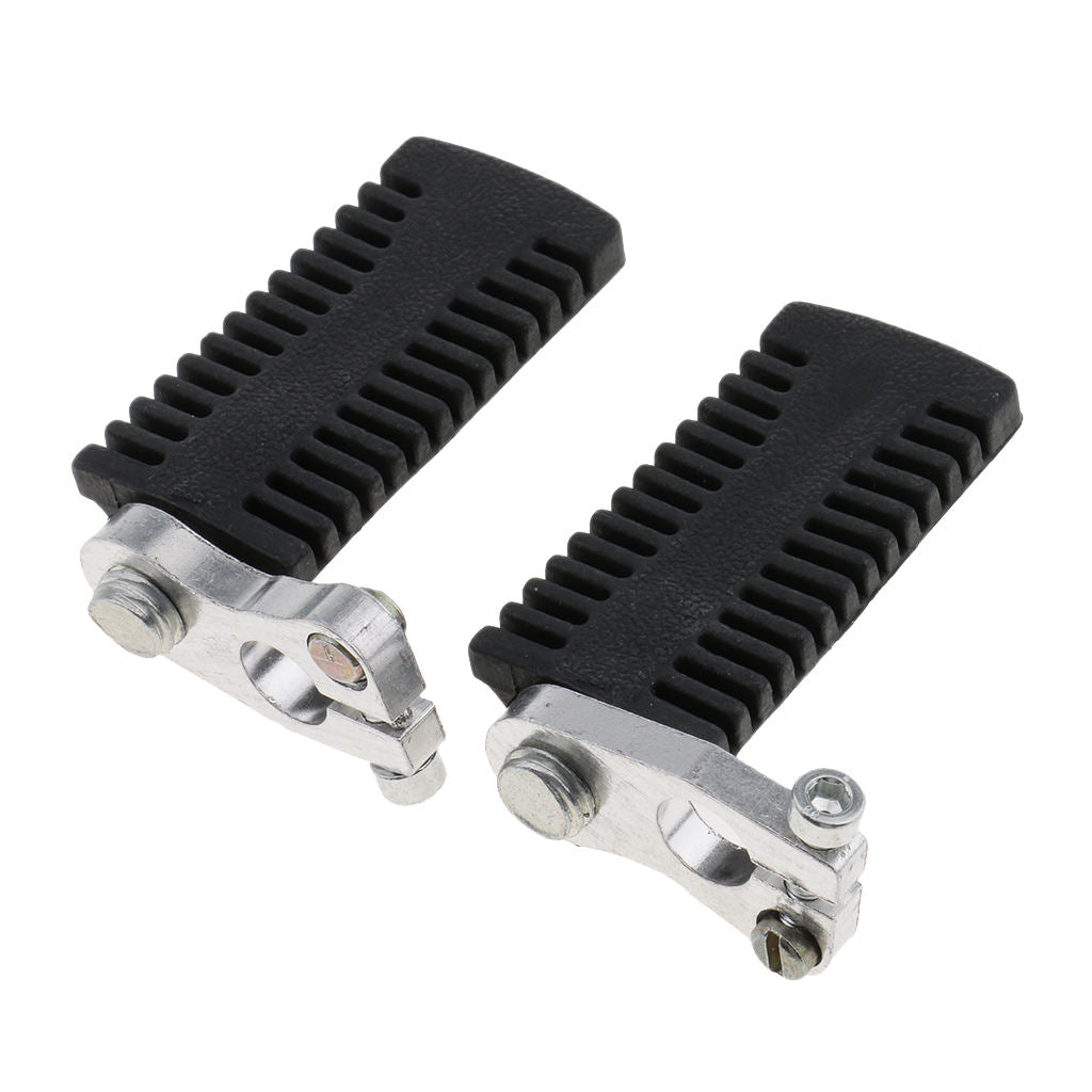 1 Pair Motorcycle Foot Rests Pedals Footpegs for 47cc 49cc Mini Pocket Bike
