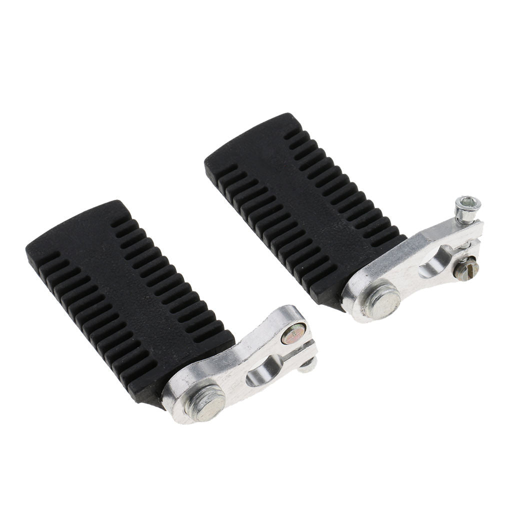 1 Pair Motorcycle Foot Rests Pedals Footpegs for 47cc 49cc Mini Pocket Bike