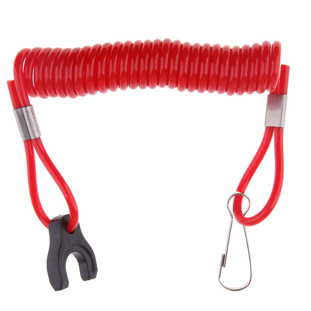 Boat Kill Switch Safety Lanyard Red for Tohatsu Outboard
