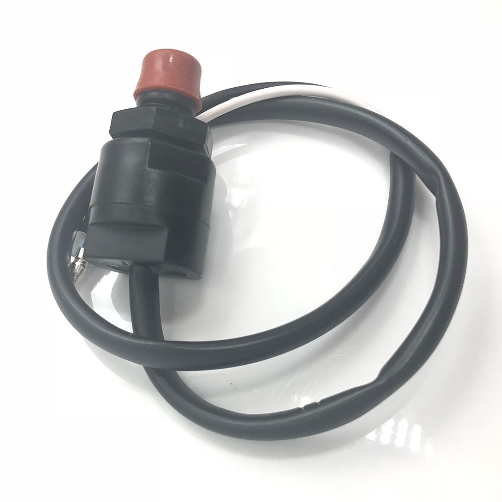 Universal Marine Boat Emergency Cut-Off Switch with Coiled Lanyard