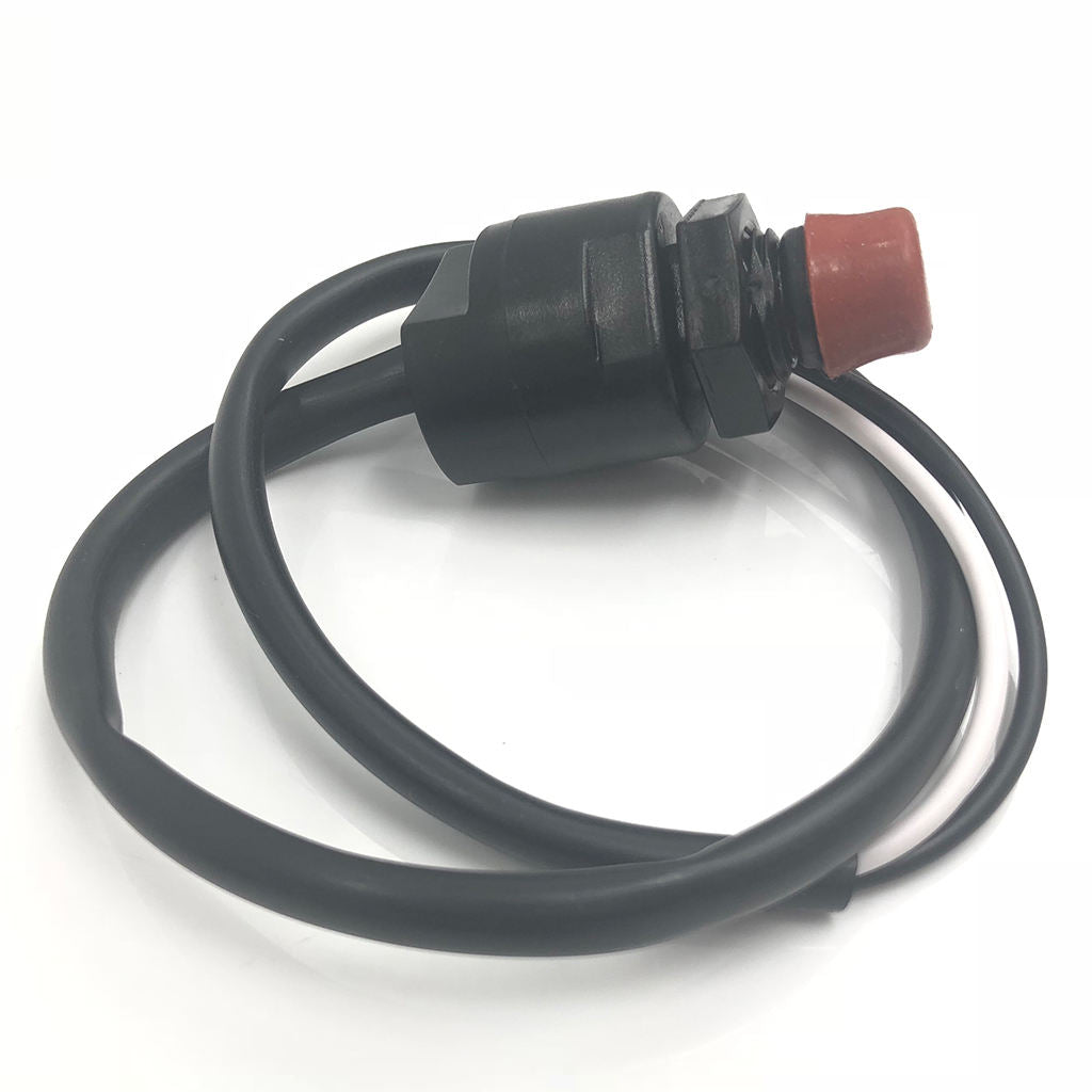 Universal Marine Boat Emergency Cut-Off Switch with Coiled Lanyard
