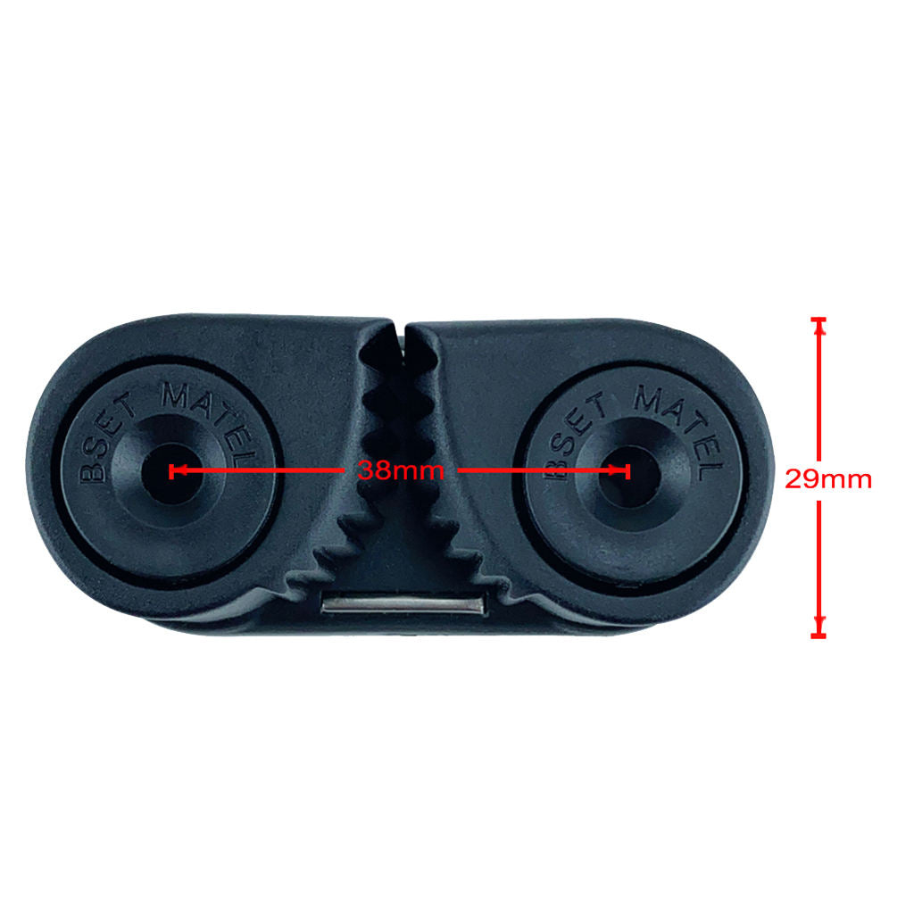 4Pcs Cam Cleat Wre Fairlead for Marine Sailing Hardware for 3-12mm Dia. Rope