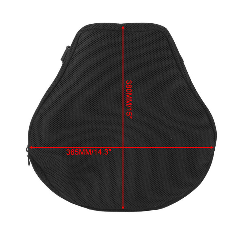 Motorcycle Air Seat Cushion Pressure Relief Pad for Cruiser Touring Saddle