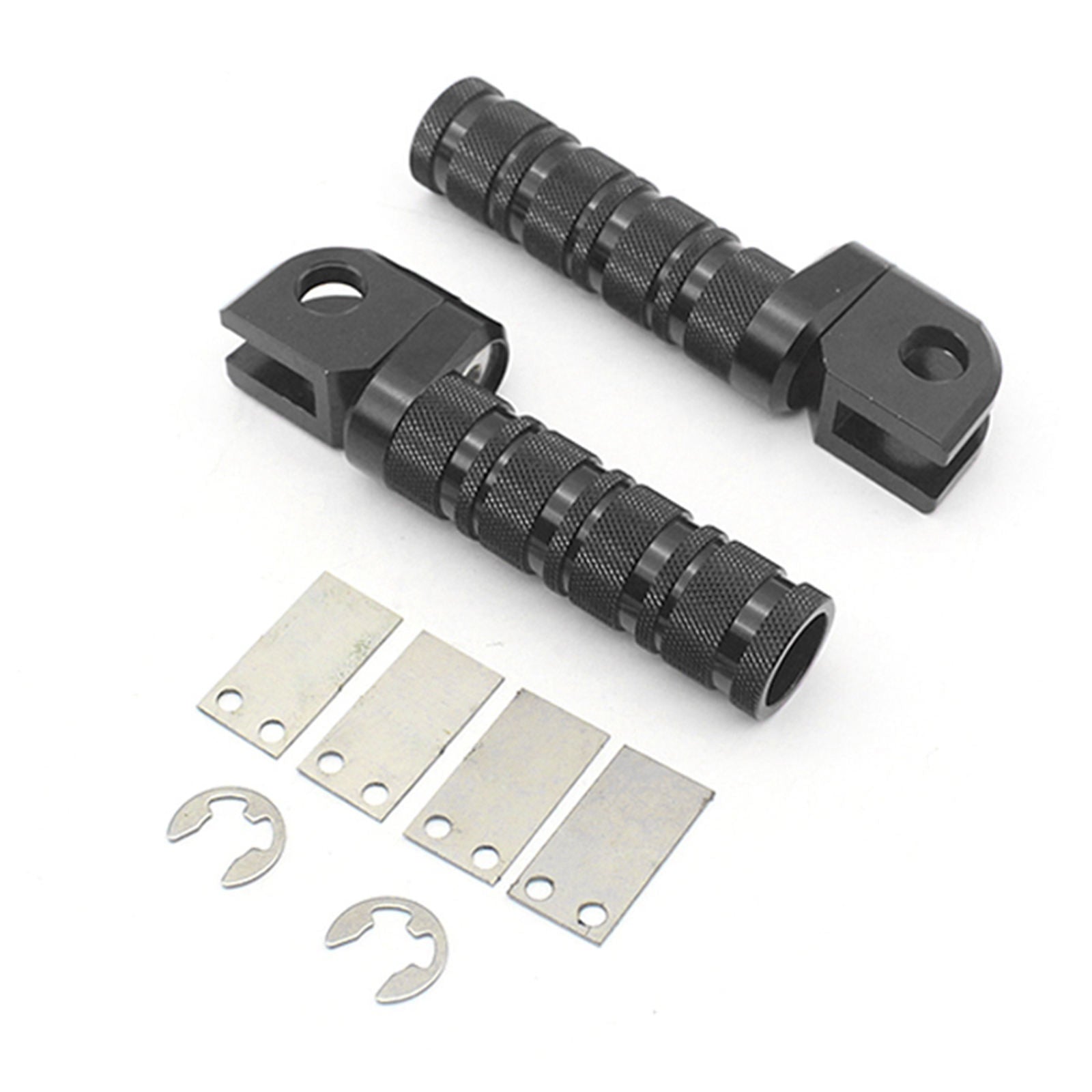 Front Pegs for Kawasaki Z800 Z650 Z900 Z1000 Z750 ZX-10R ZX-6R ER-6N Black