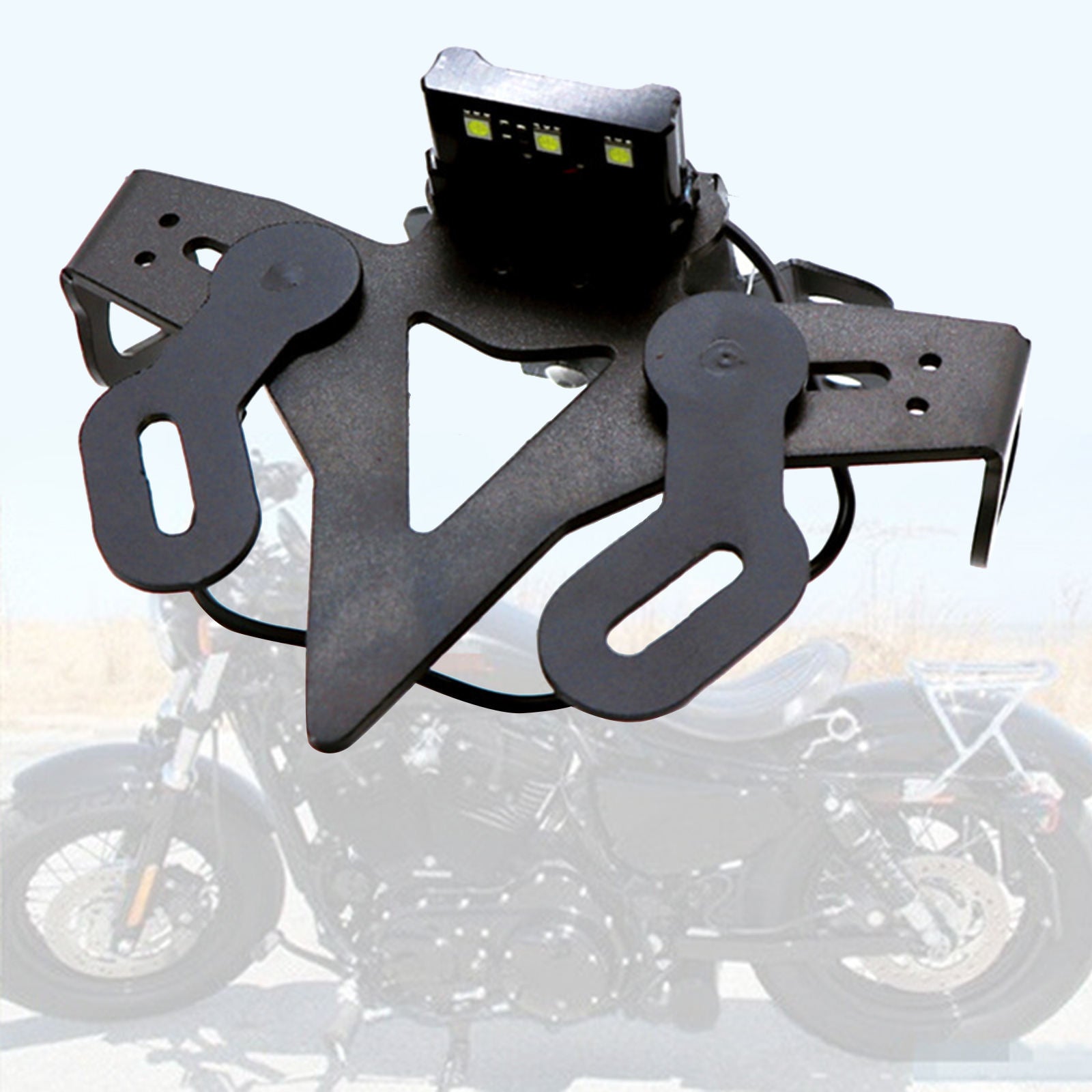 Rear License Plate Holder w/ LED Light Set for YAMAHA MT 07 FZ07 13‑20