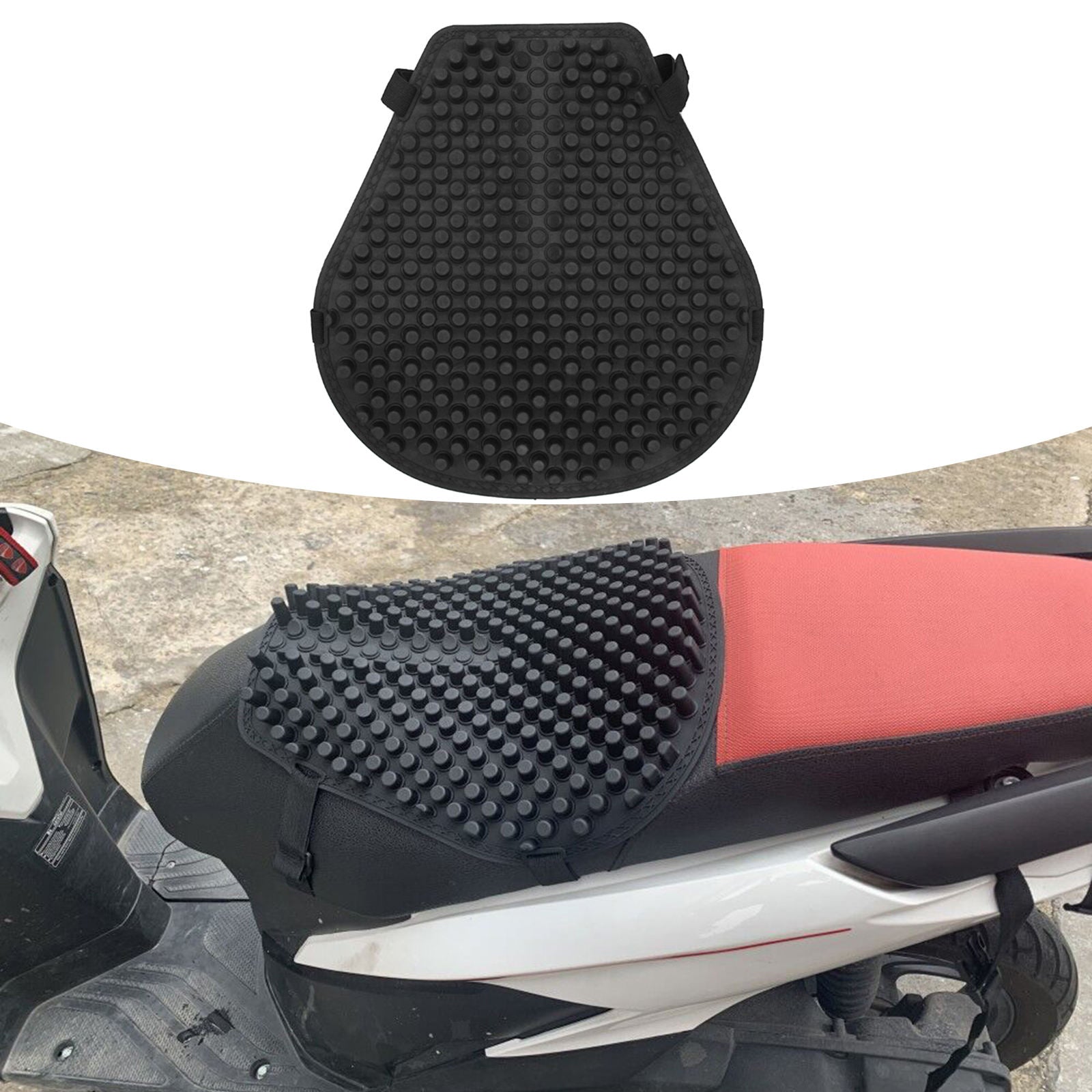 Motorcycle Seat Cushion Seat Pad Pressure Relief for Touring Sport Cruiser