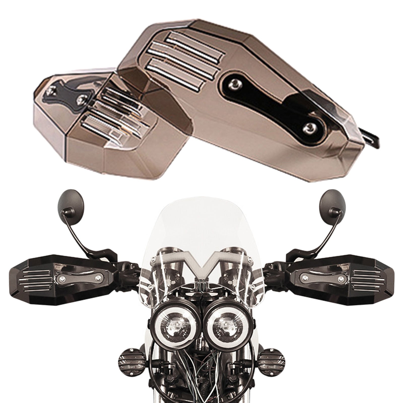 Universal Handguards for Most ATV Motorbike Scooters Electric Cars Smoked