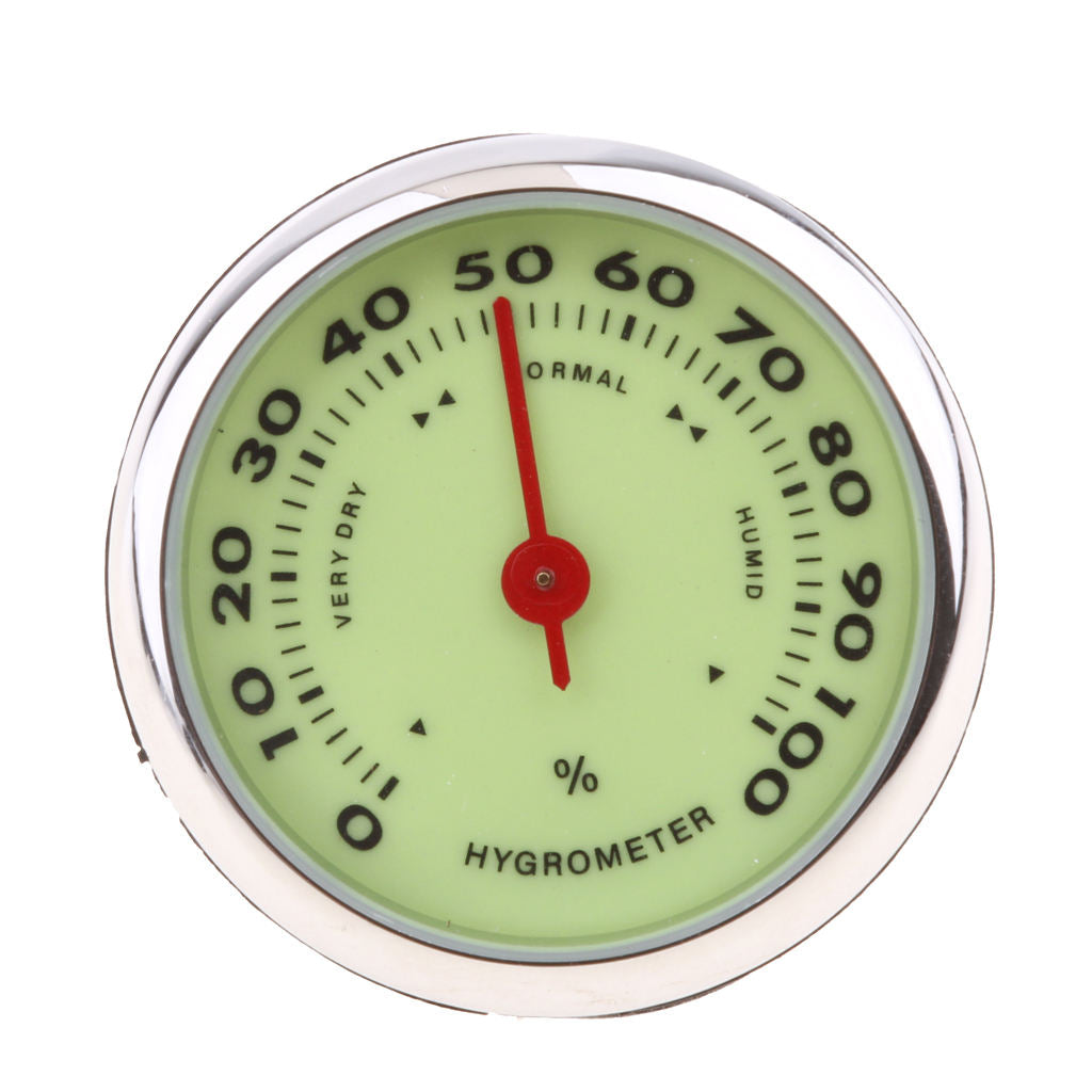 Car 4cm Quartz Time Clock + Hygrometer + Temperature Thermometer Meter