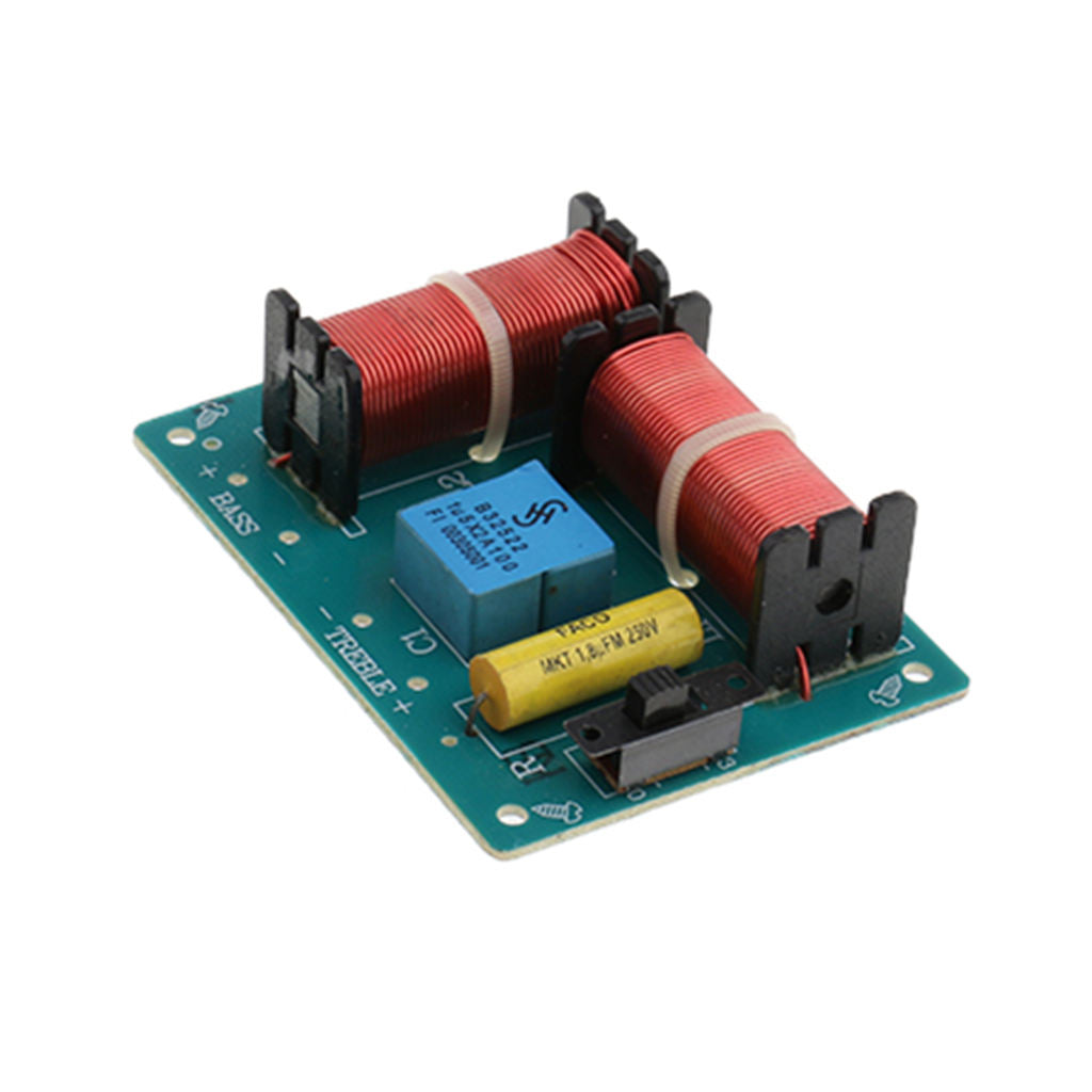 2 Way Audio Speaker Crossover Filter Treble Bass Frequency