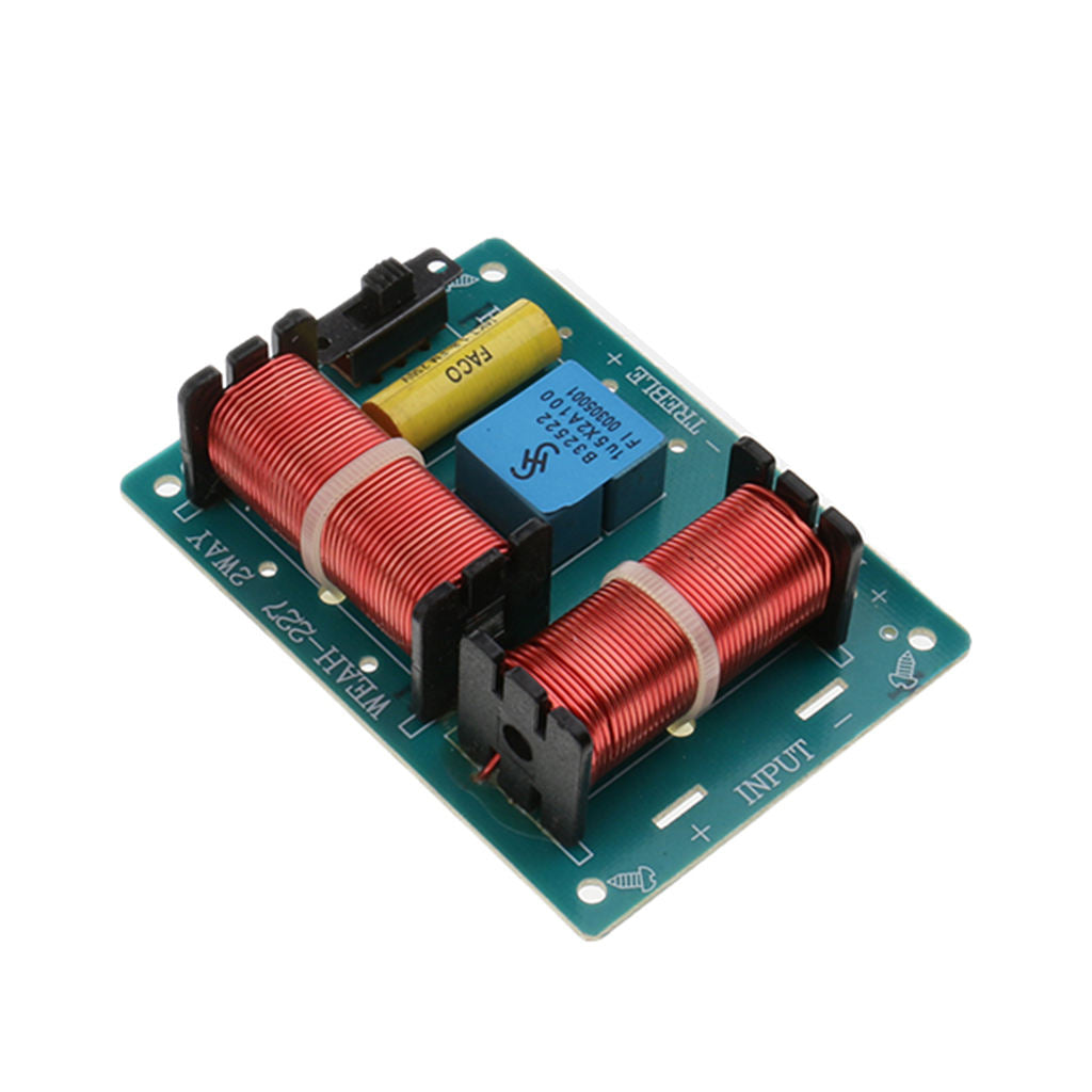 2 Way Audio Speaker Crossover Filter Treble Bass Frequency
