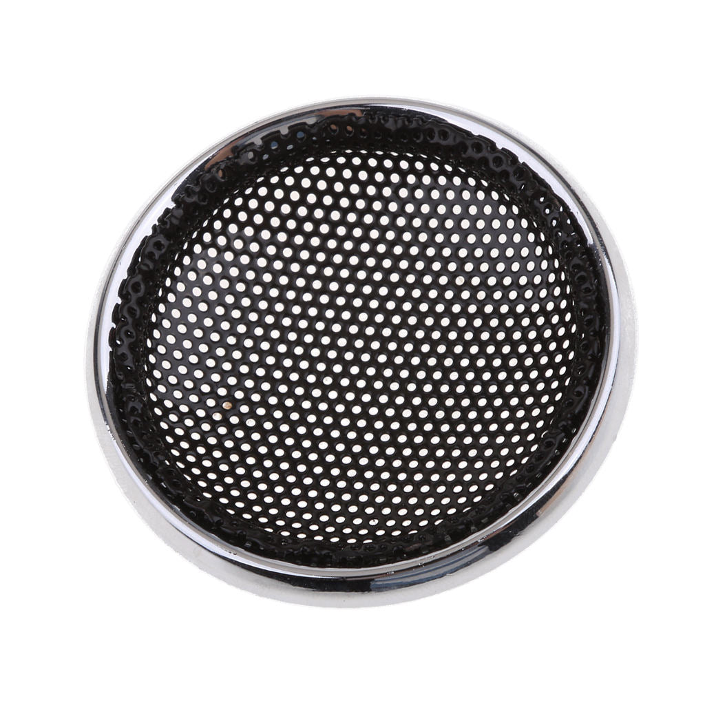 1PCS 1 "Black Speaker Decorative Circle Grill Cover Protective Film