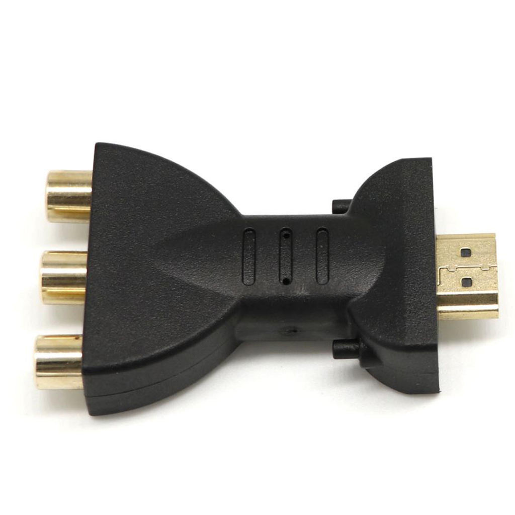 Male   to   3   RCA   Video   Audio   Adapter   AV   Component   Converter   for