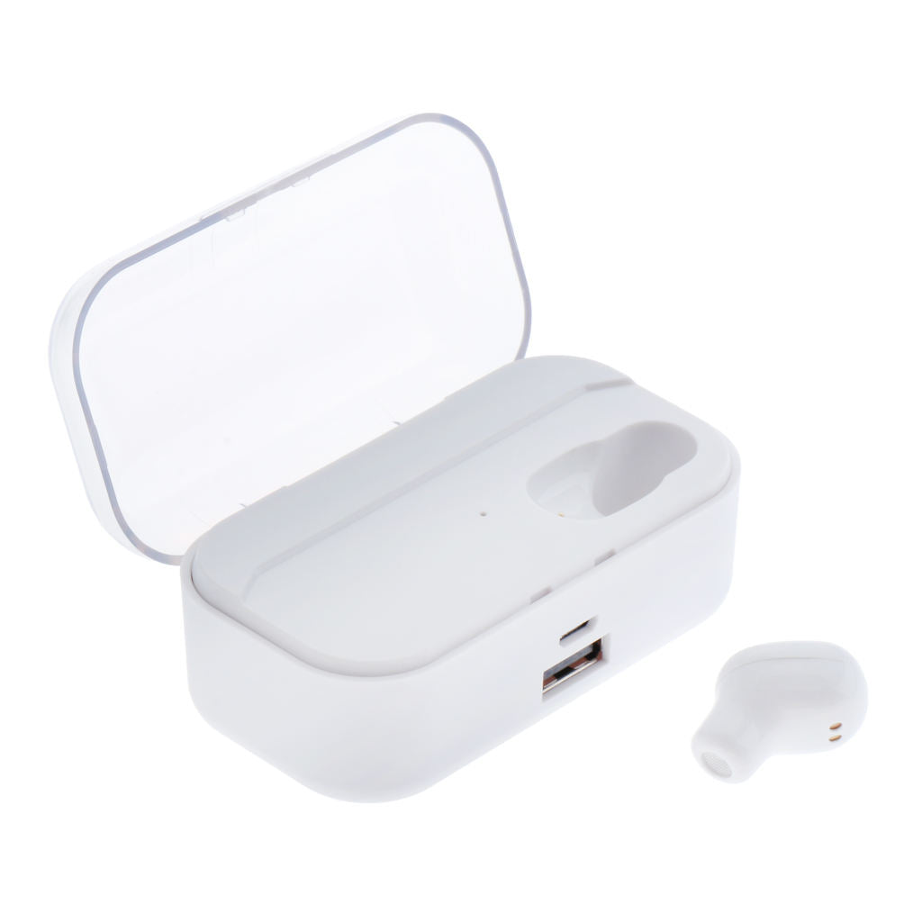 In-ear Wireless Earphone Headset Headphone Earbuds Hands-free Gift White
