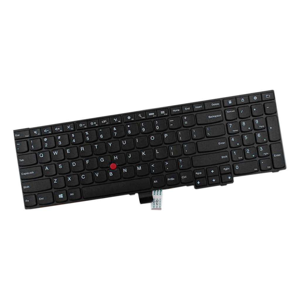 2 Pcs For Lenovo Thinkpad E555 E550 Full Keyboard US English Black
