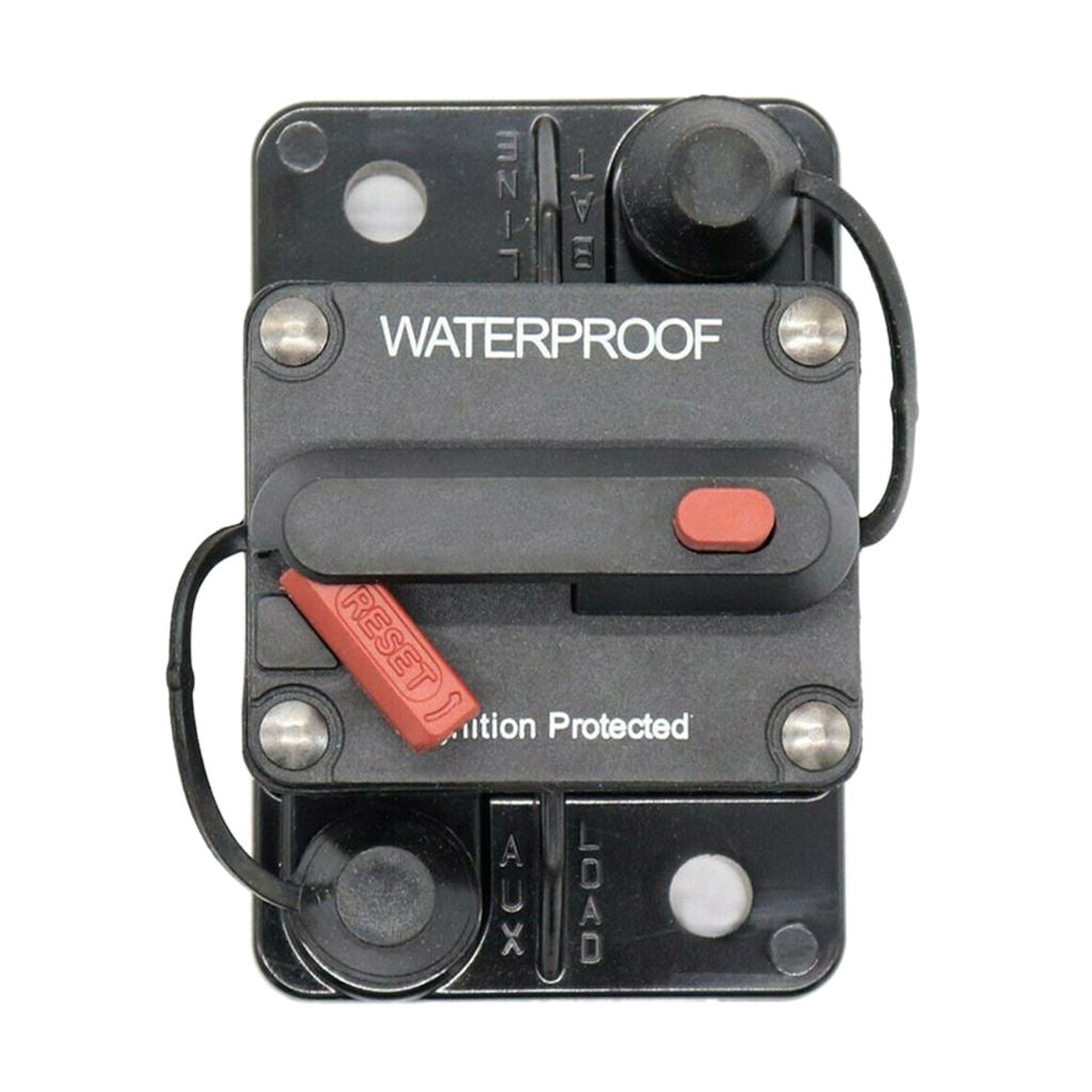 Auto Manual Reset Circuit Breaker Switch 12-36V DC Automobile 30A