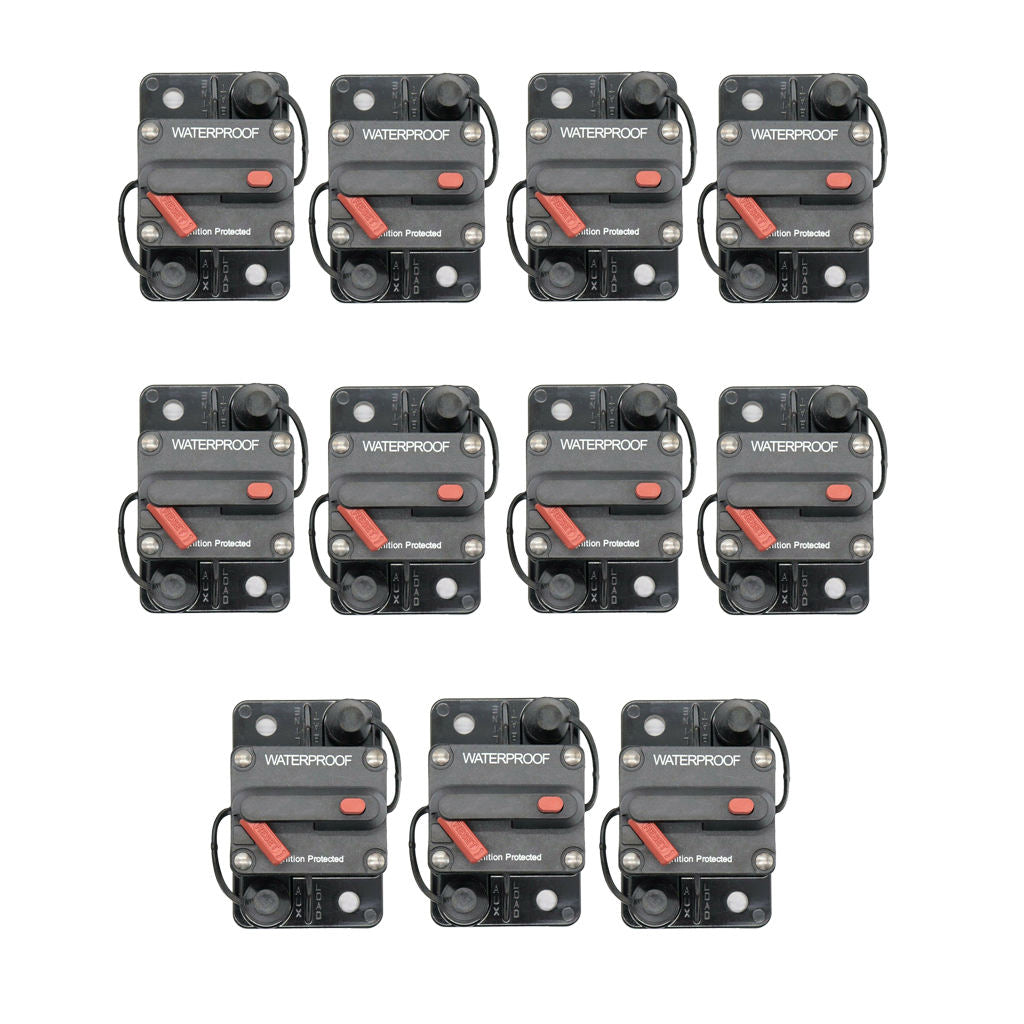 Auto Manual Reset Circuit Breaker Switch 12-36V DC Automobile 30A