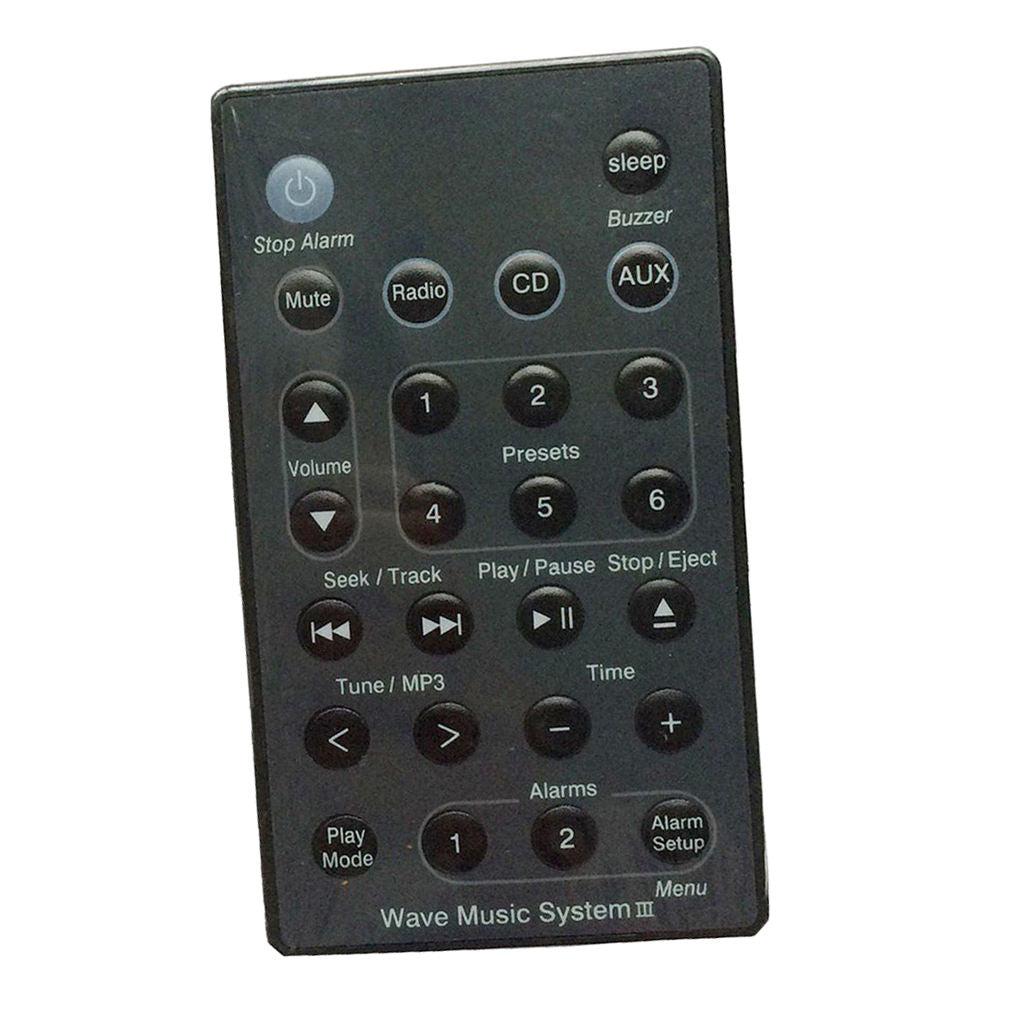 2 Piece New Replace Part Remote Control Fit for B-Wave Music Radio System