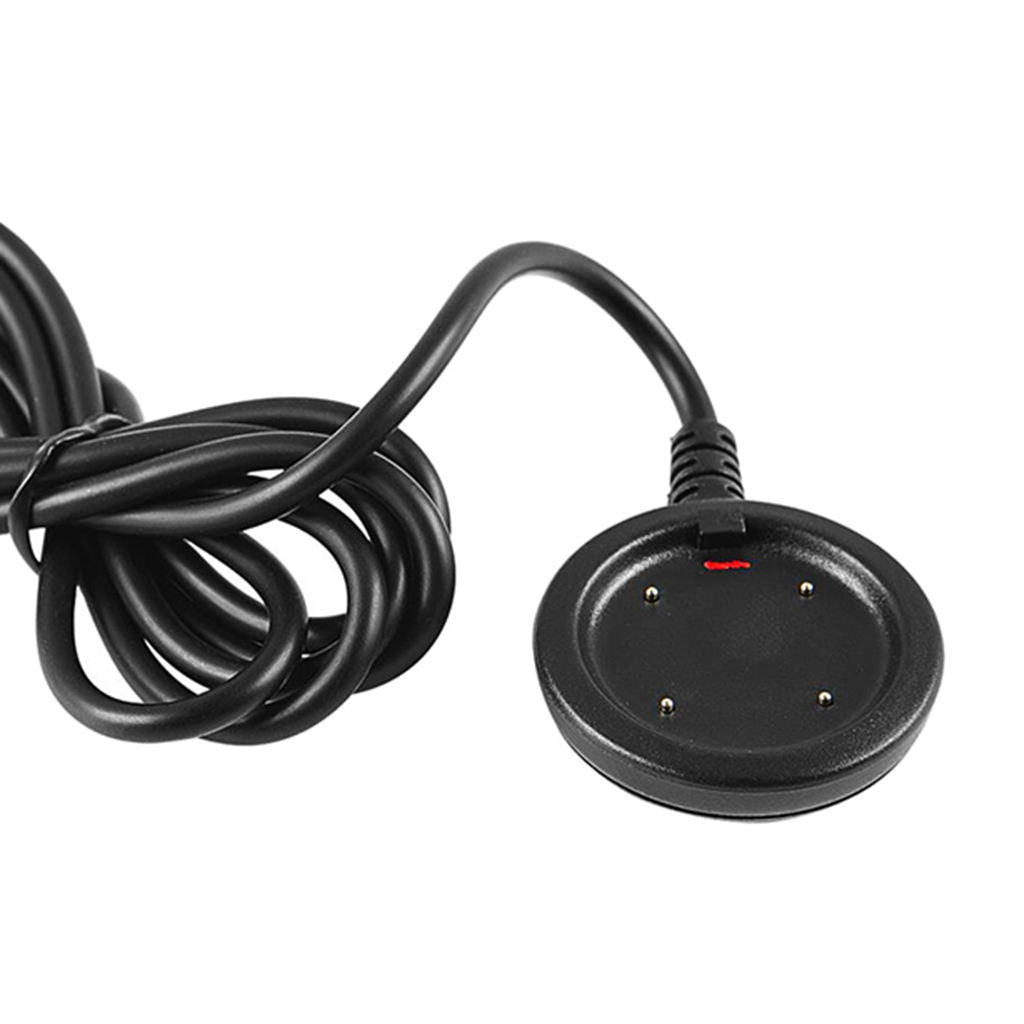 Black USB charging cable 1m Charger stand holder for Polar GRIT