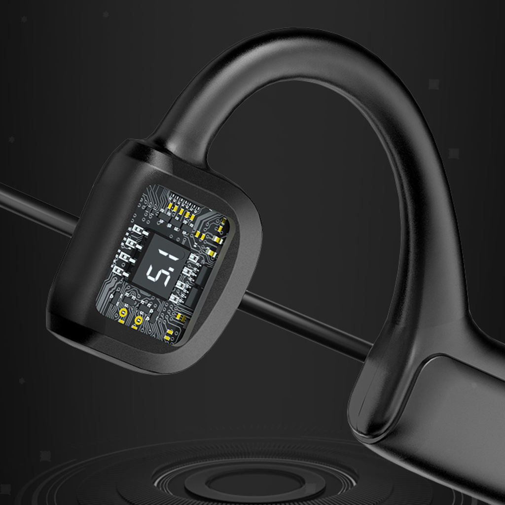 Wireless Bluetooth 5.0 Bone Conduction Headset Headphones Earphone For Sport Gym