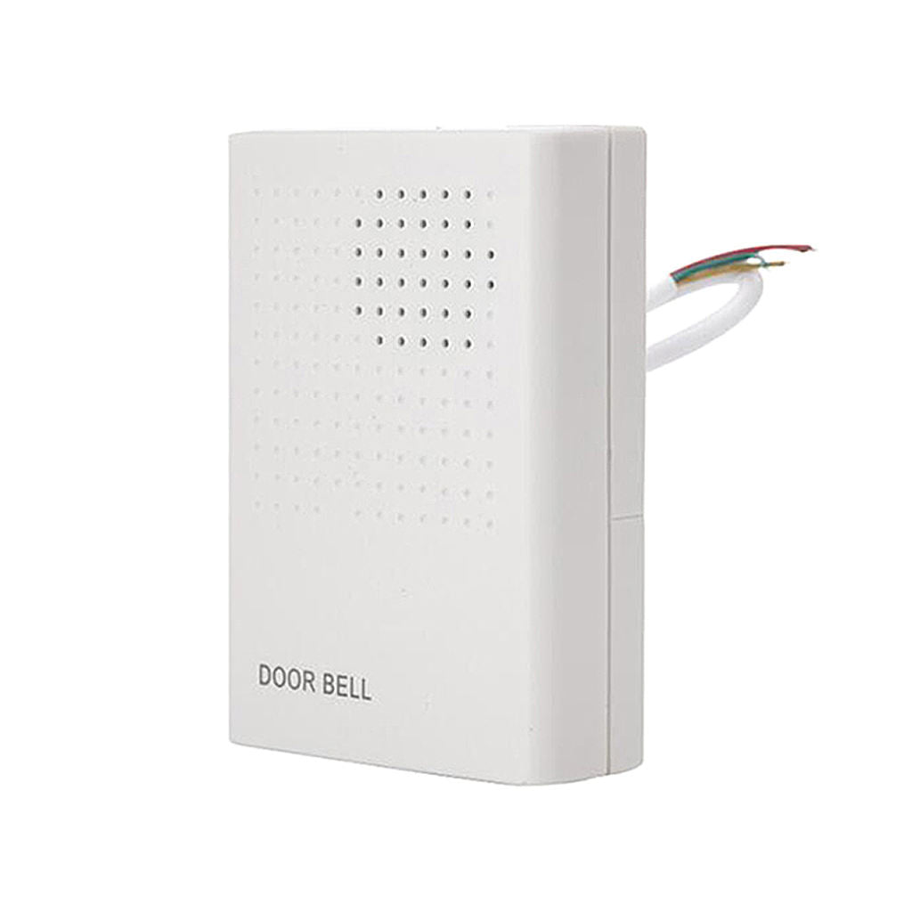12V Wired Fire-resistant Flame-retardant Shell Doorbell Chime for Office Home