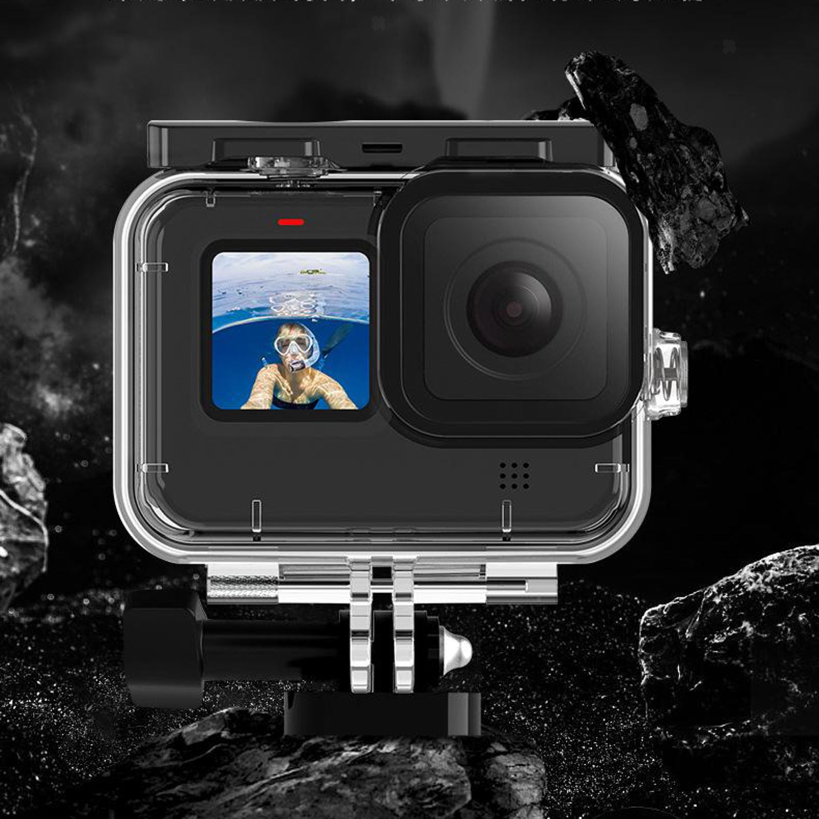 New Underwater Waterproof Housing Case Protective For   Hero 9 Black
