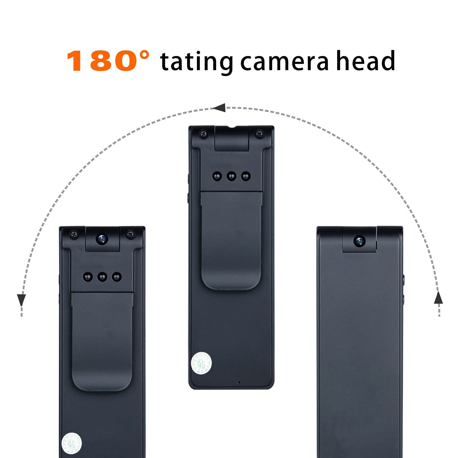 1080P Digital Mini Body Camera Pocket Video Spy Hidden Cam Pen rotating lens