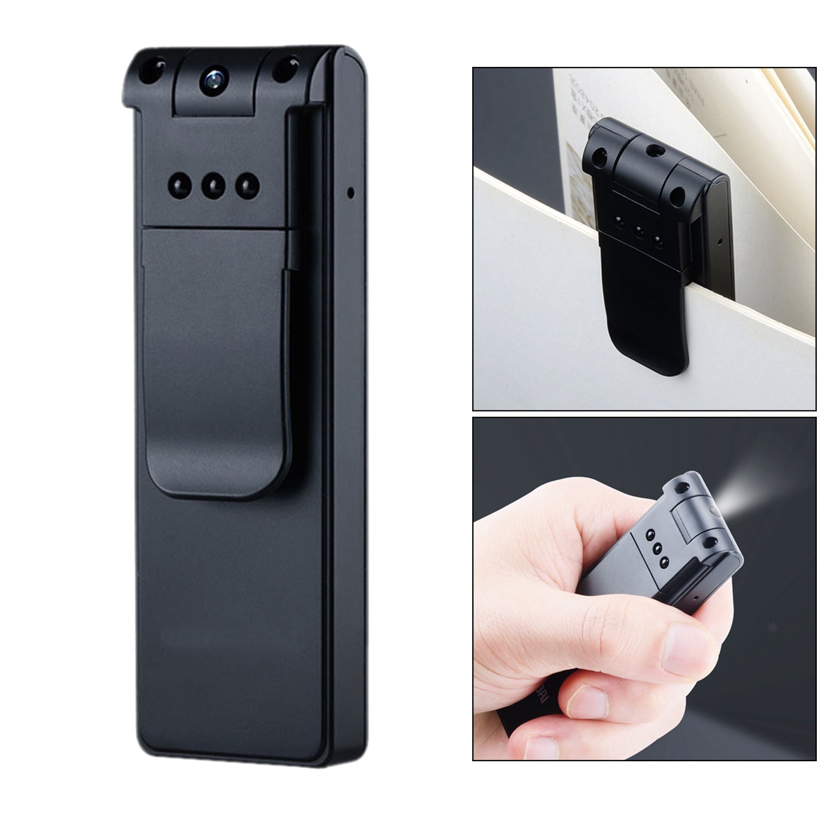 1080P Mini Body Camera Pocket Video Spy Hidden Cam Pen Black Rechargeable