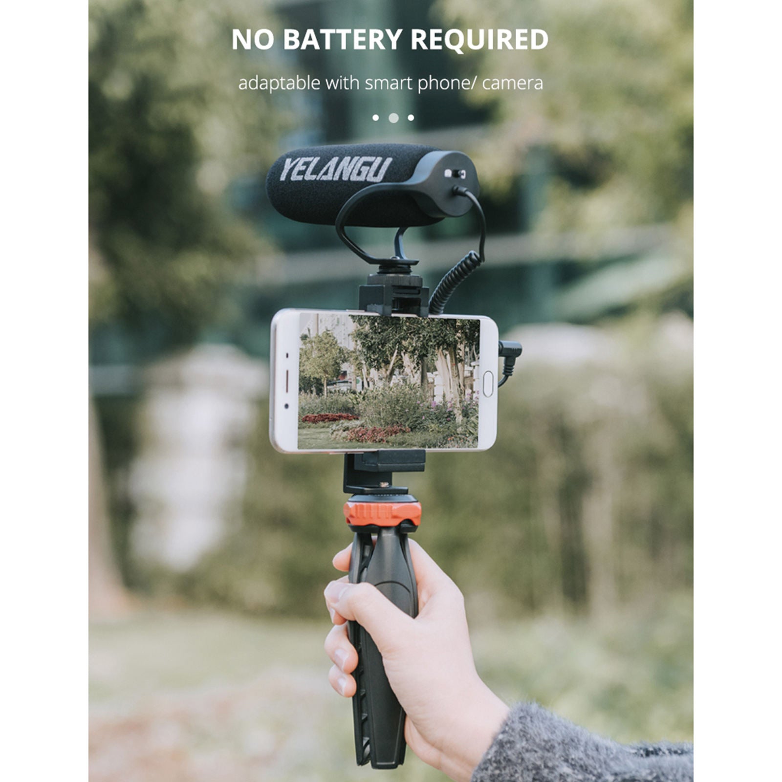 Compact Condenser Video Microphone Camera-Mounted for Nikon DSLR Cameras