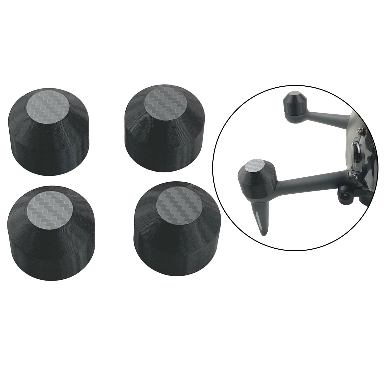 4x Motor Caps Guard Stopper Protector Dustproof Prevents Bumps for DJI FPV