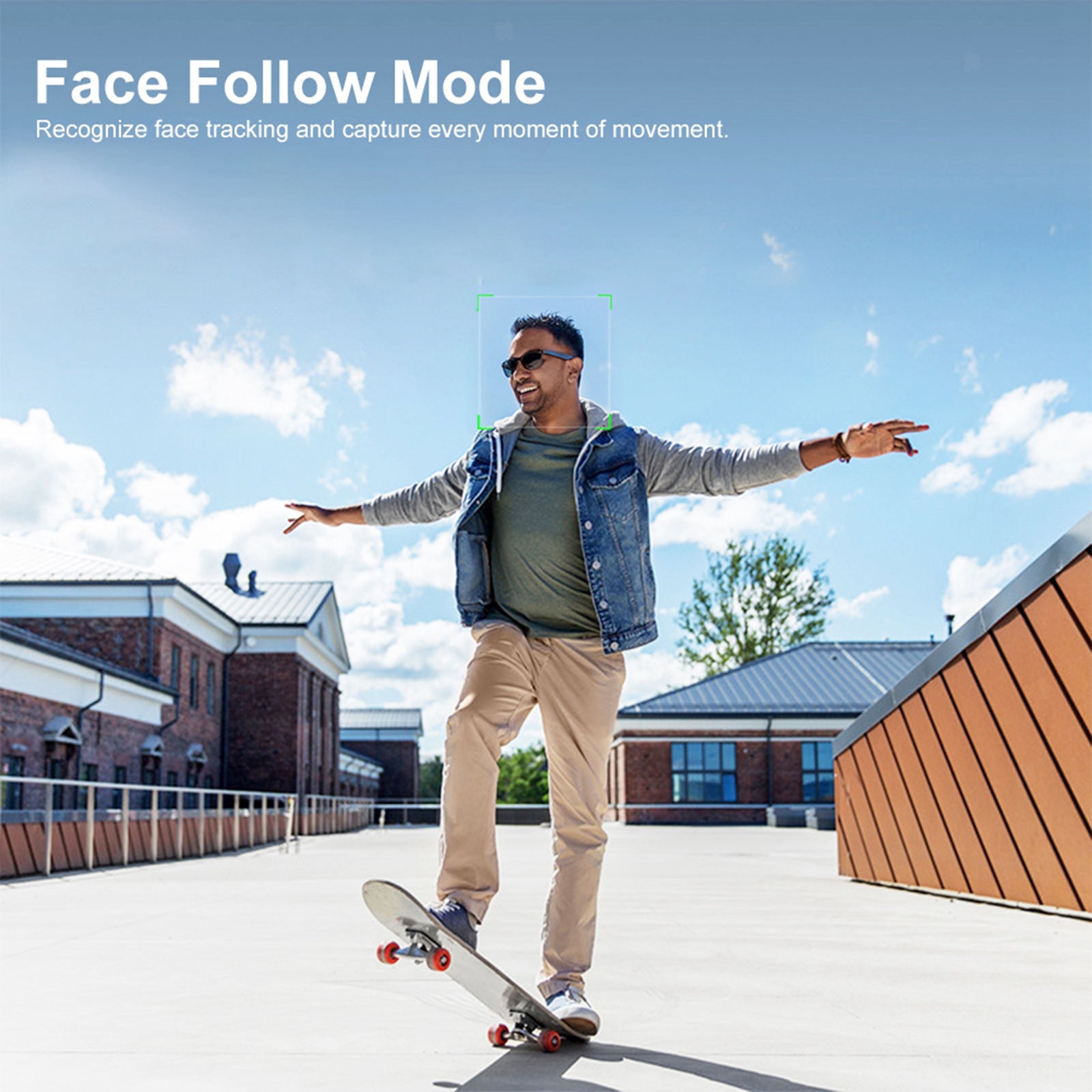 Intelligent Phone Gimbal Stabilizer Auto Face Tracking Holder Live Broadcast