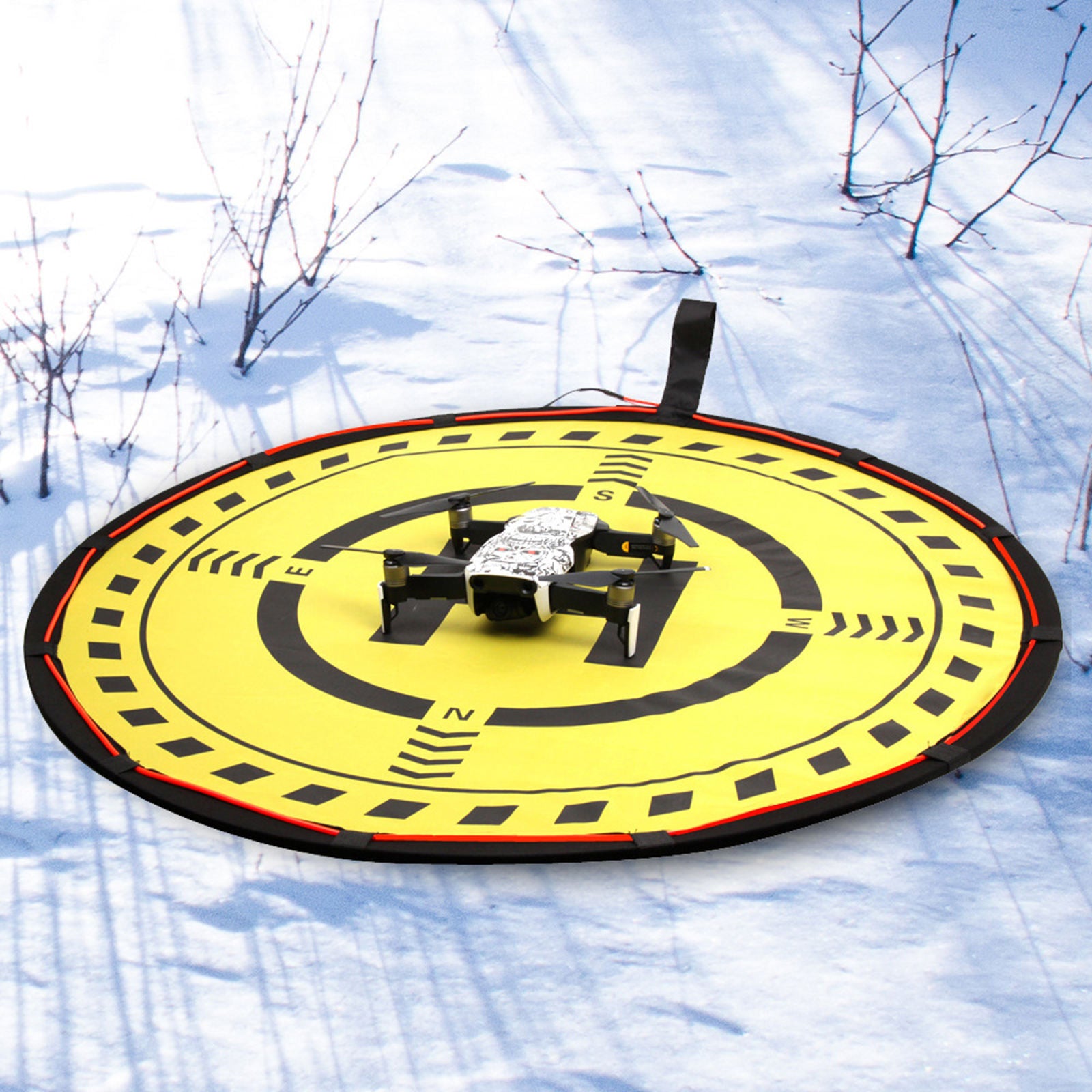 70cm Drones Landing Pad with LED Lamp for DJI Air 2S Durable Easy Carry