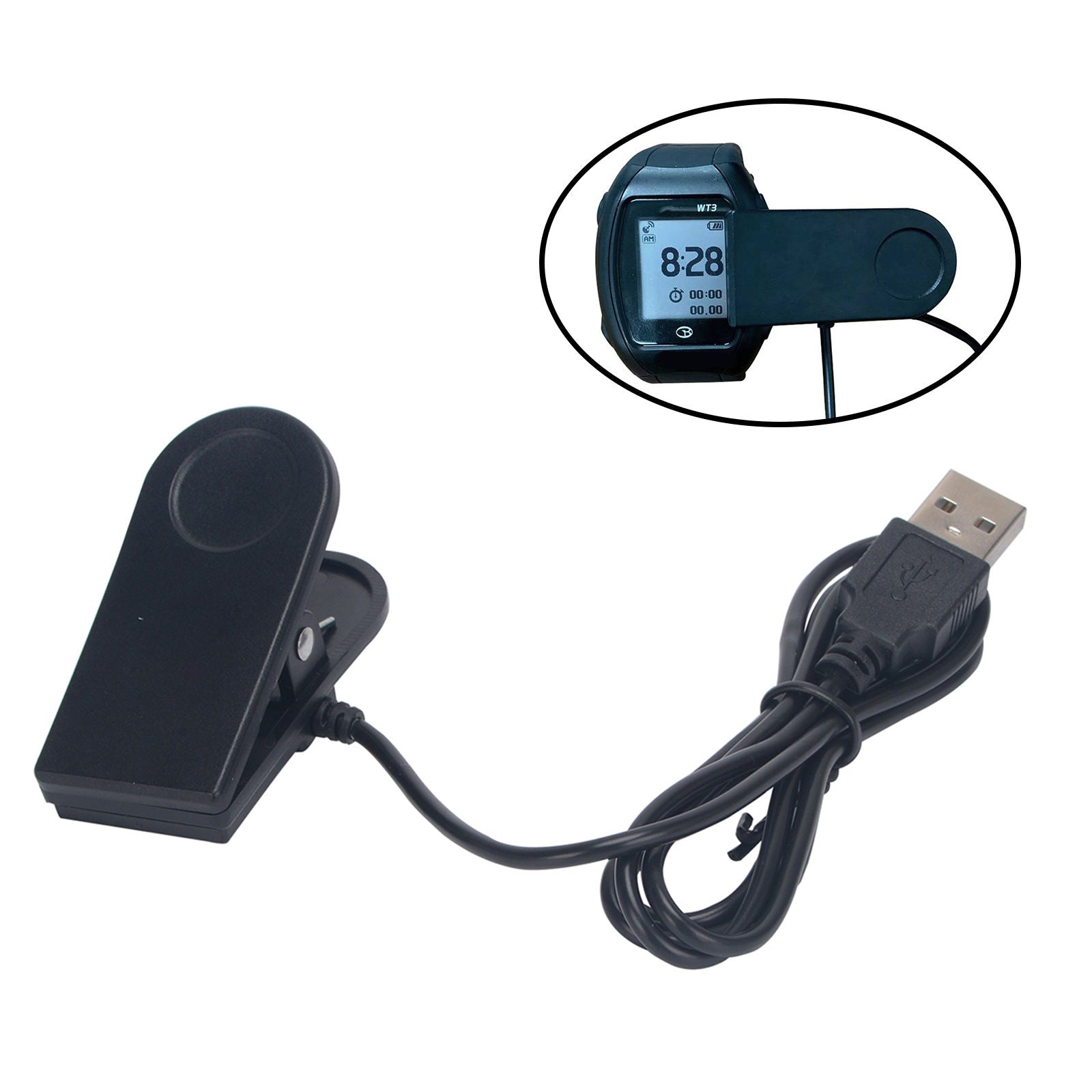 Update Version Smart Watch Charger 3.3ft/1m Charging Cord for Golf buddy WT3
