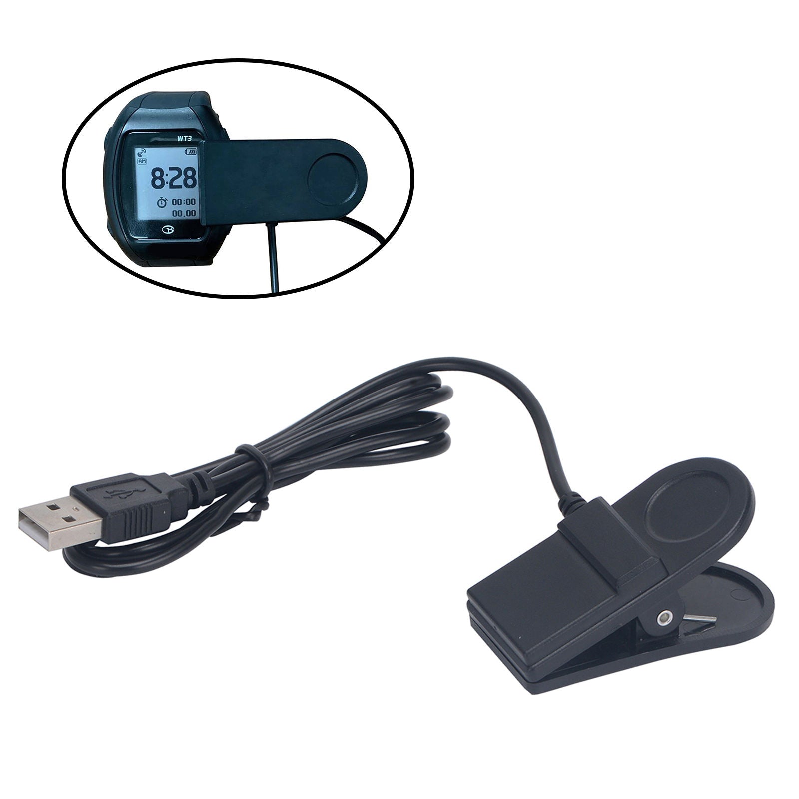 Update Version Smart Watch Charger 3.3ft/1m Charging Cord for Golf buddy WT3