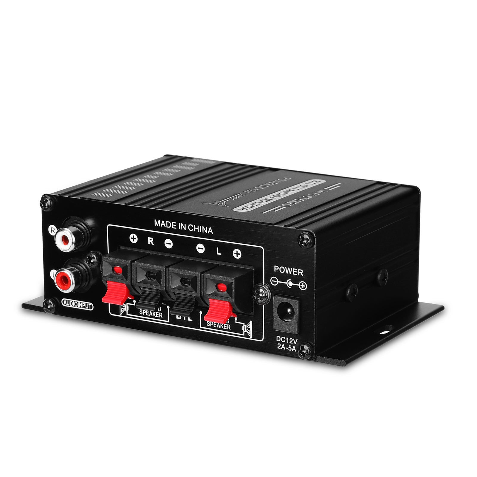 Stereo Amplifier Audio 3.5mm AUX Speakers for Desktops Car Wall Small Home