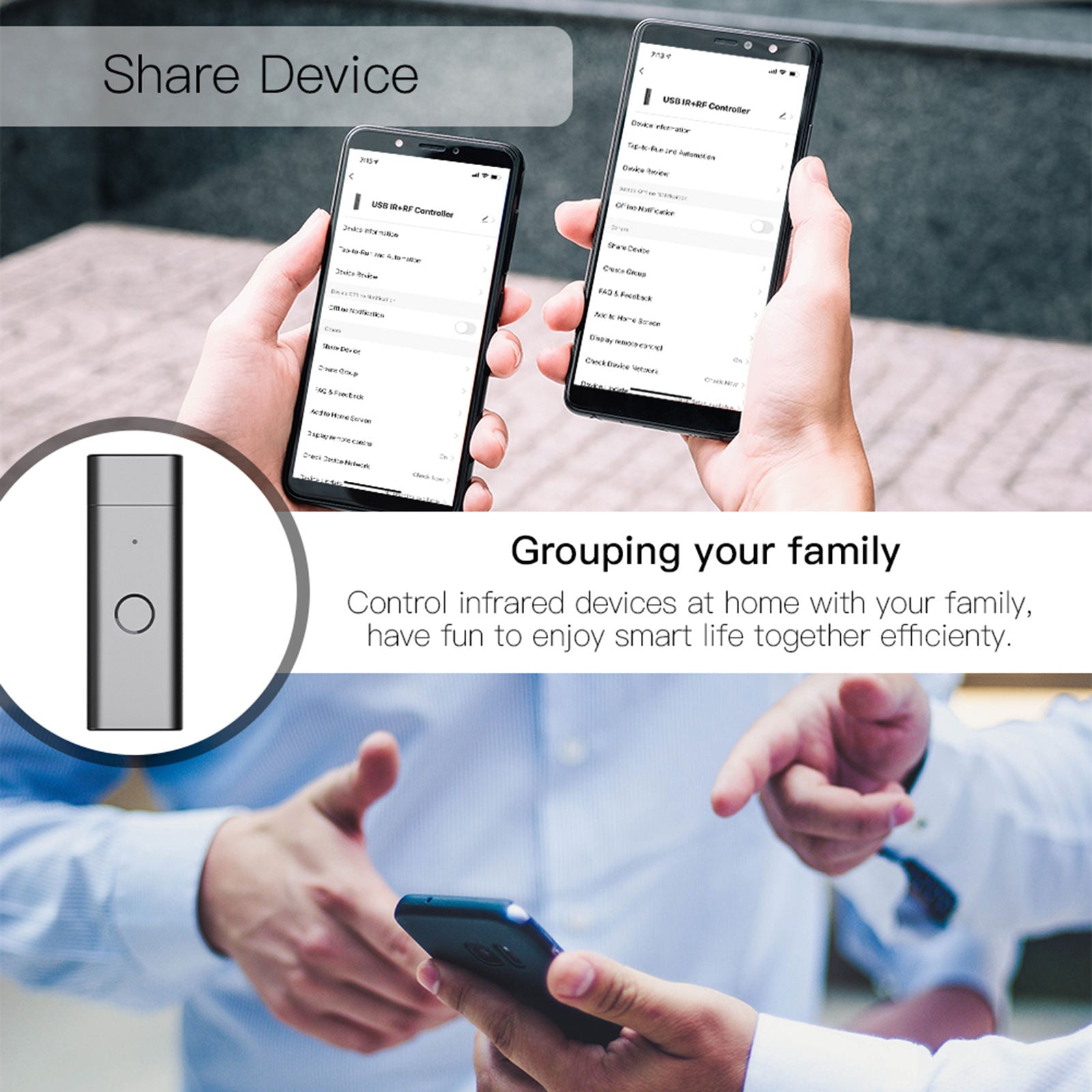 USB IR/RF Remote Controller Smart Controller for Home Air Conditioning