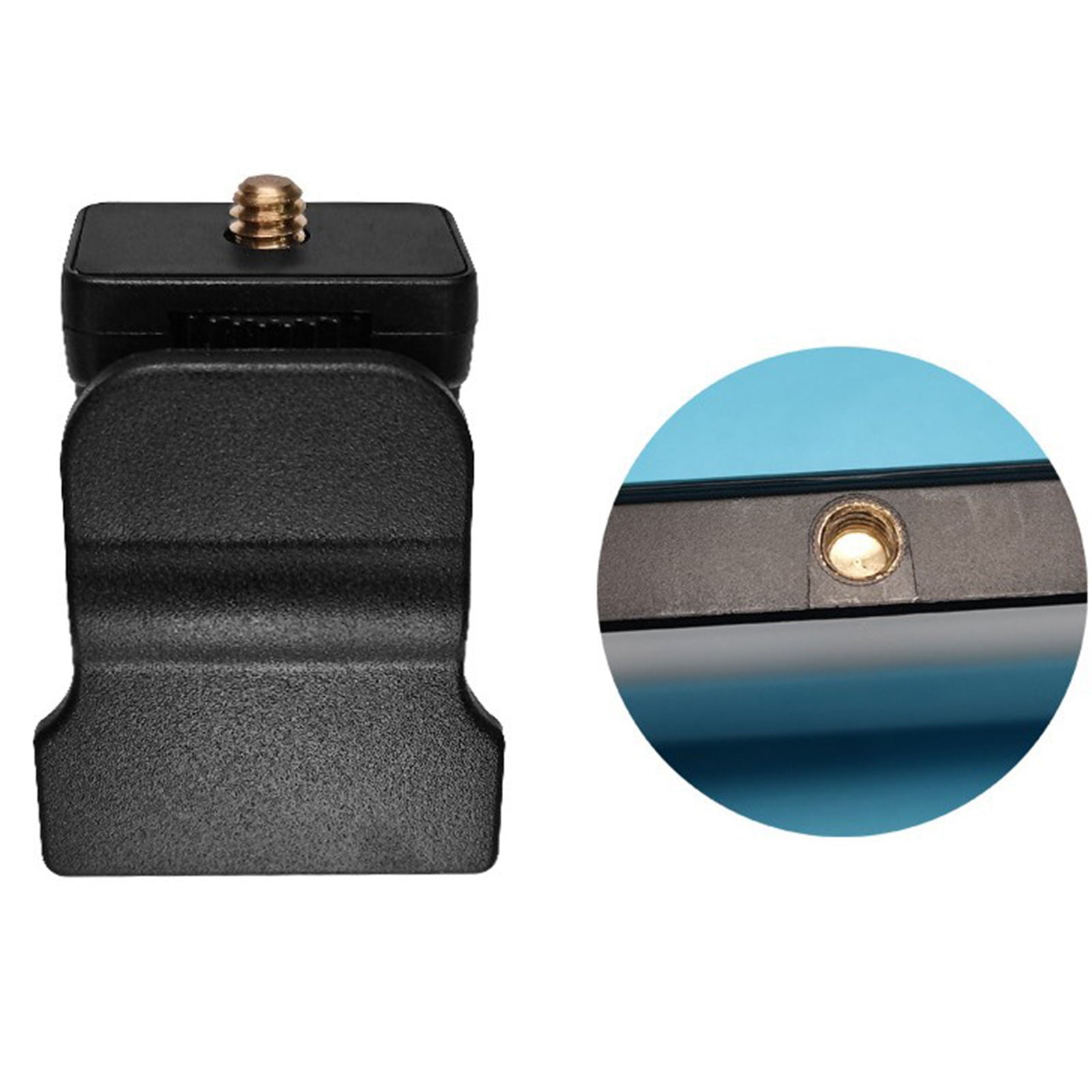 Fill Light Lamp Clip Adapter Clip On Gimbal Clamp for Selfie Stabilizer