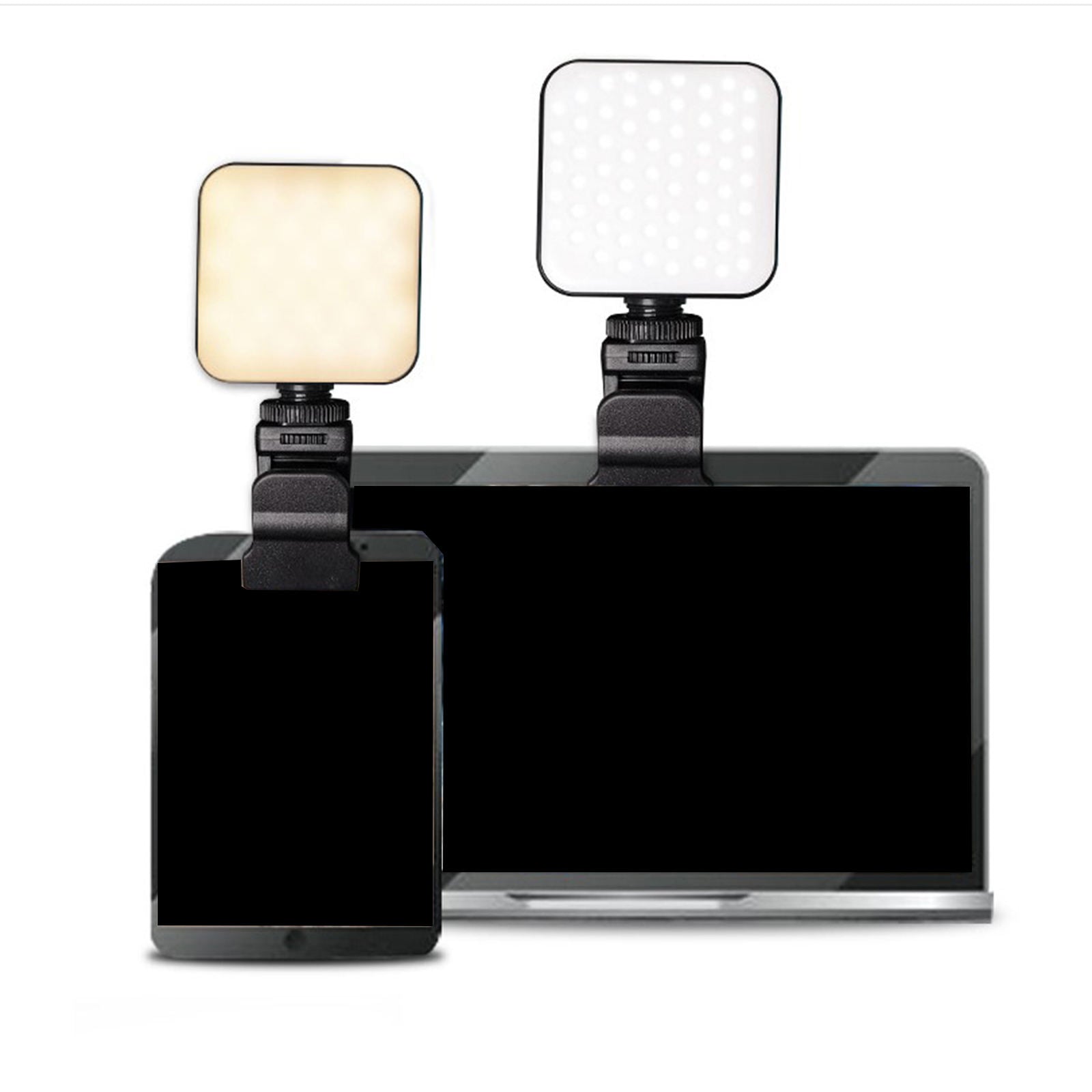 Fill Light Lamp Clip Adapter Clip On Gimbal Clamp for Selfie Stabilizer