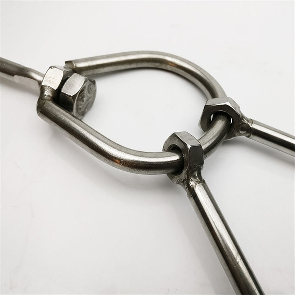 5Pcs Stainless Steel Double Hooks Hams Duck Processing BBQ Hanger Hook Tool
