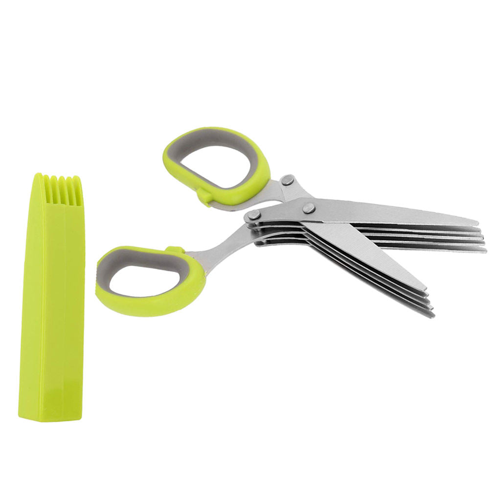 Heavy Duty 5 Tiers Kitchen Cooking Scissor Stainless Steel Vegetable Cutter