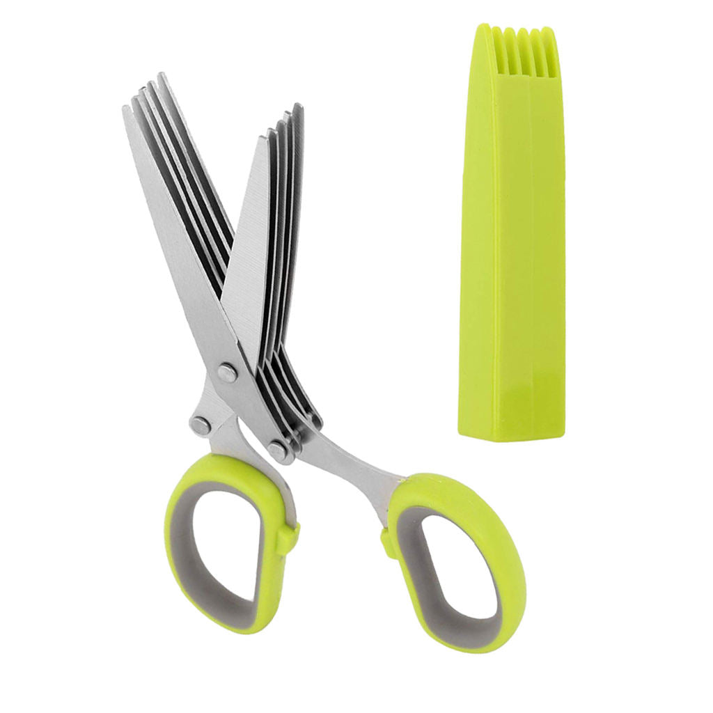 Heavy Duty 5 Tiers Kitchen Cooking Scissor Stainless Steel Vegetable Cutter
