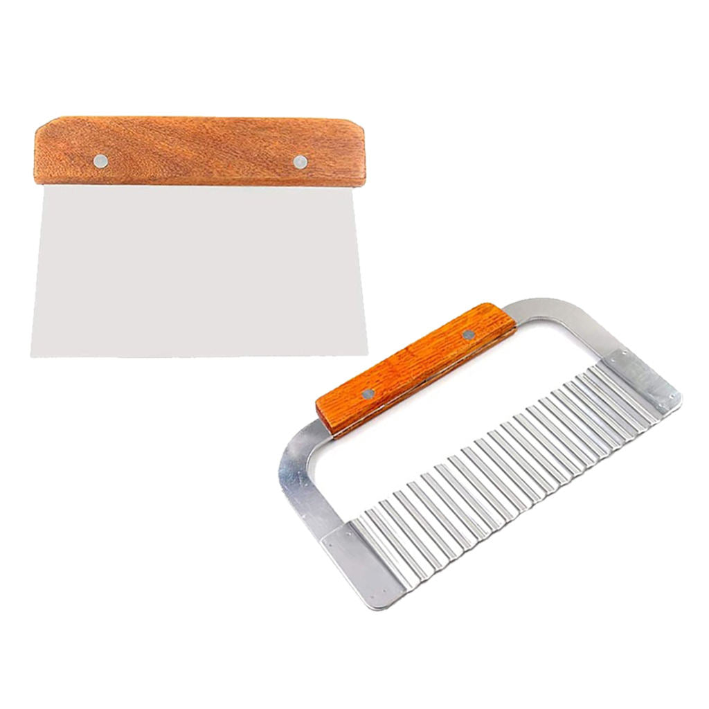 2Pcs Silicone Soap Mold Loaf Soap Cutting Stainless Steel Scraper Beveler