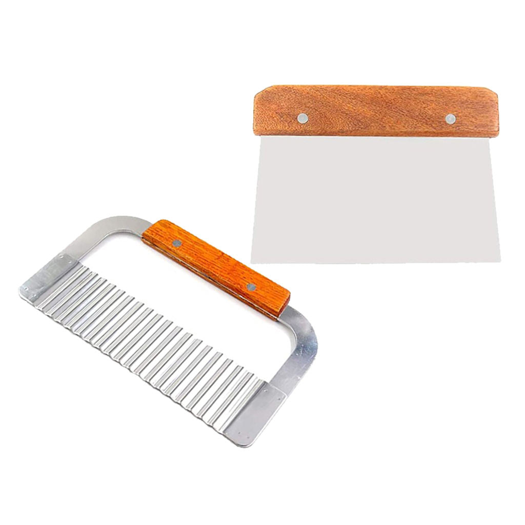 2Pcs Silicone Soap Mold Loaf Soap Cutting Stainless Steel Scraper Beveler