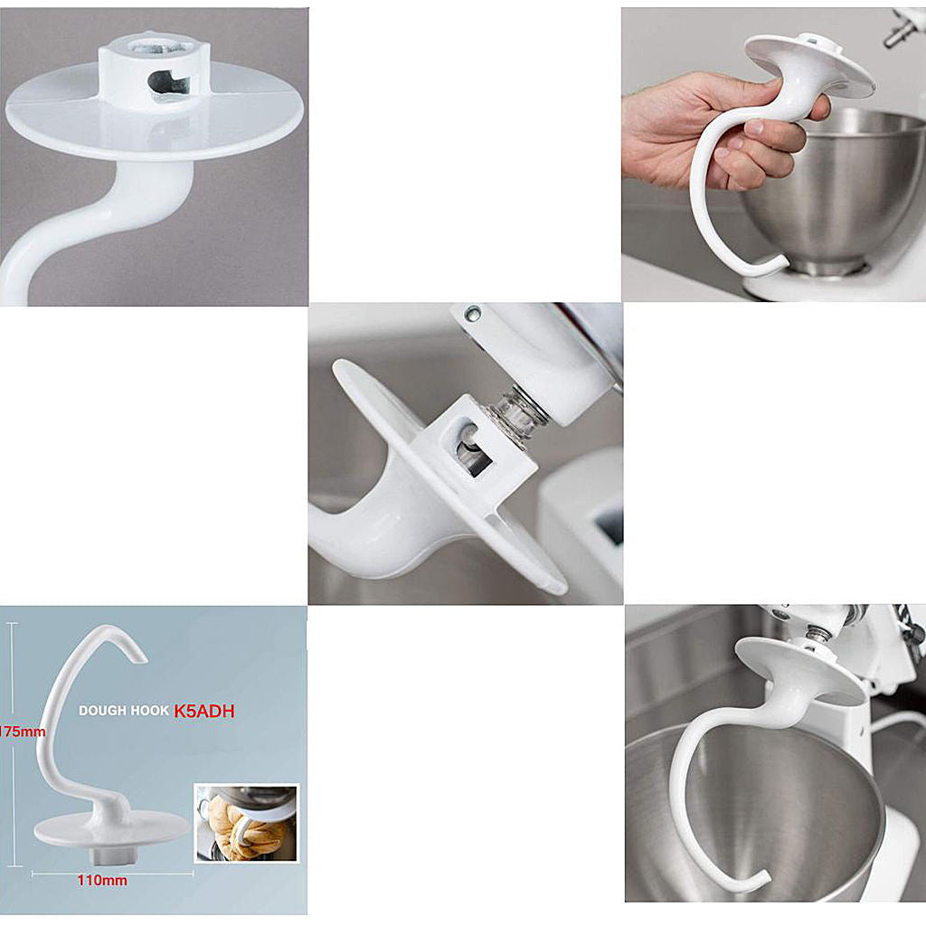 Replacement K5ADH Dough Hook Attachment Spare For Models 3K5SS K4SS Mixer