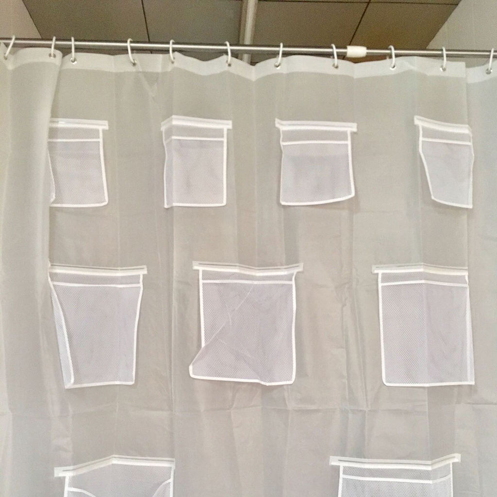 Bathtub Shower Curtain Mould proof Water Repellent for Camper Motorhome