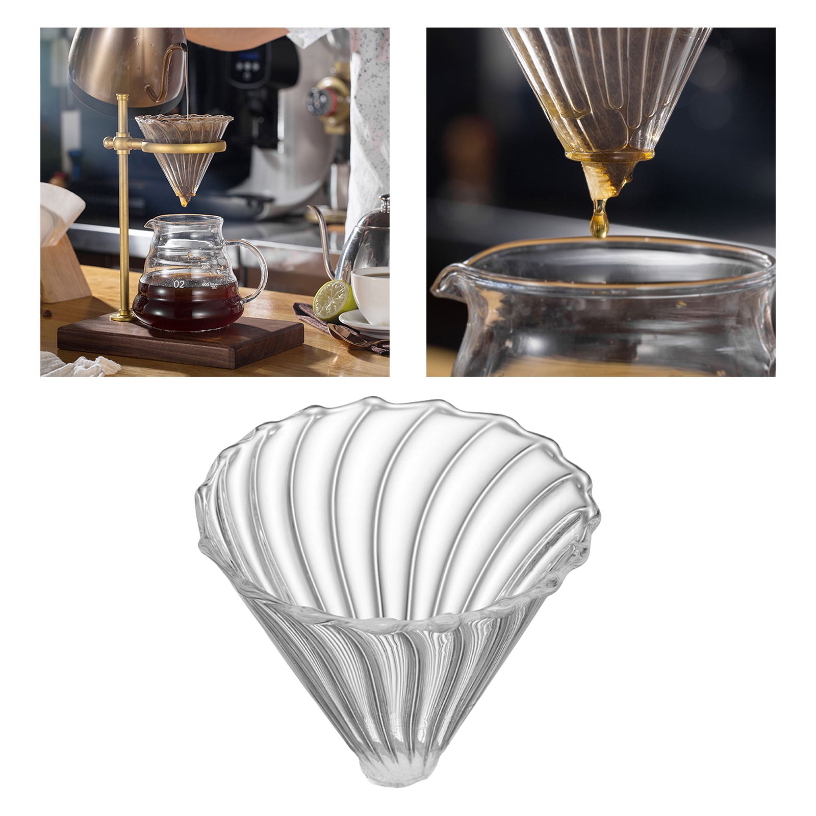 Pour Over Coffee Dripper Filter Cup Cone Slow Brewing Accessories
