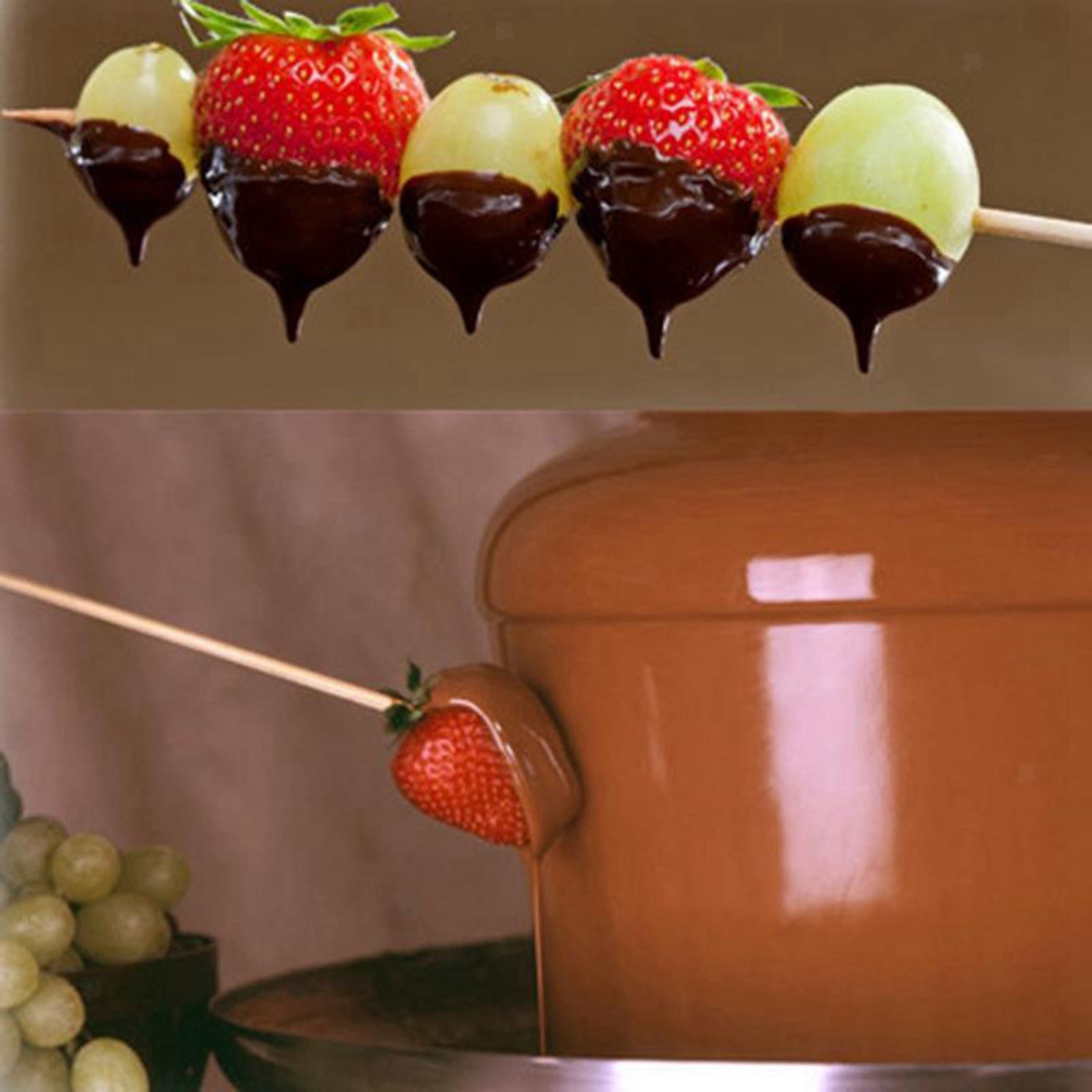 Chocolate Fondue Fountain Machine Easy to Assemble 3 Tiers Nacho Cheese